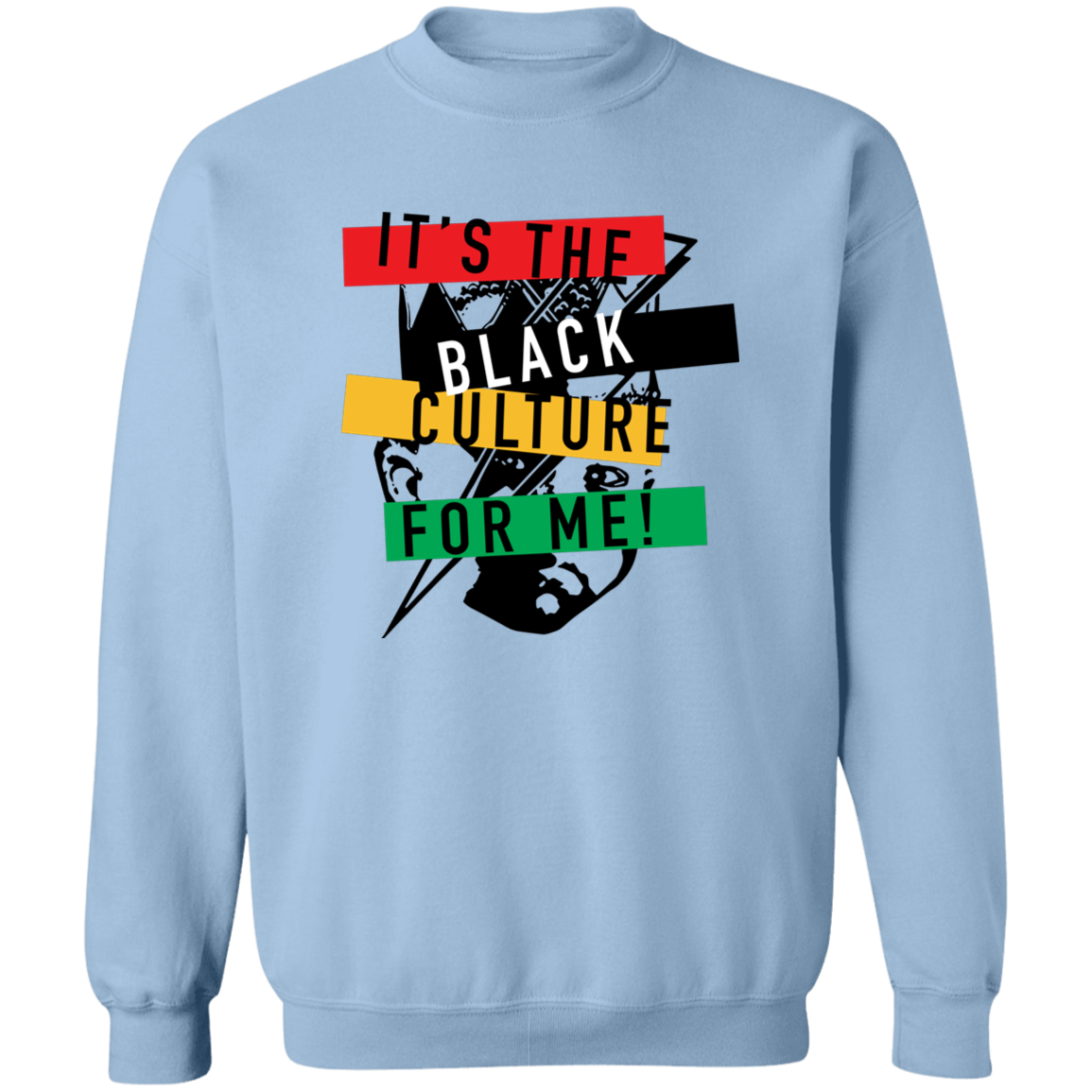 CULTURE FOR ME! G180 Crewneck Pullover Sweatshirt