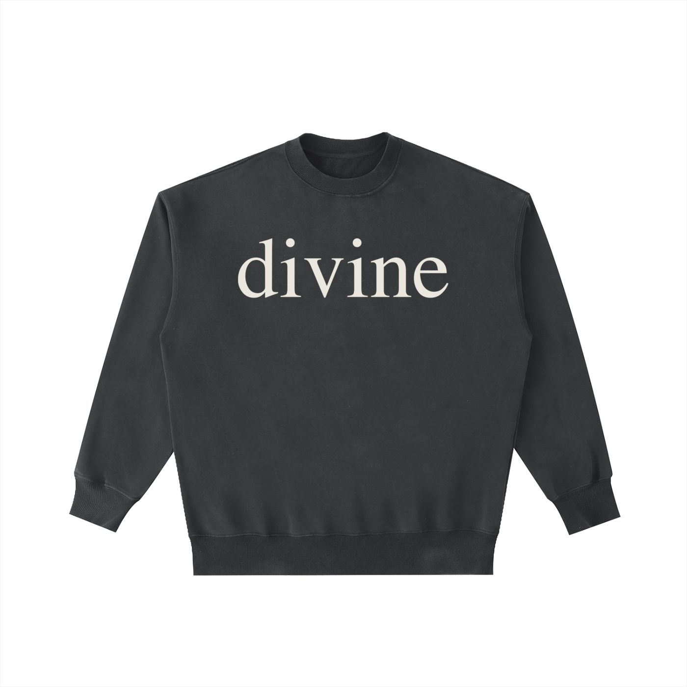 DEVINE: Vintage Washed Heavyweight Crewneck Sweatshirt