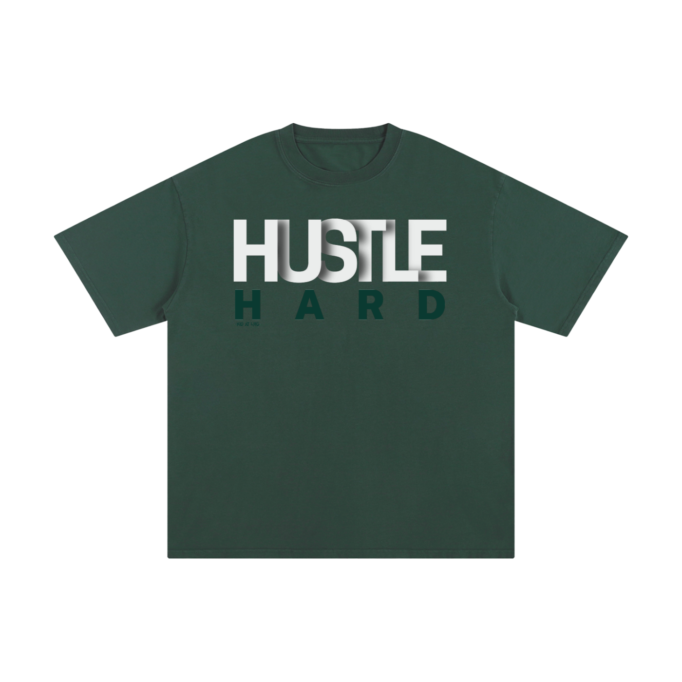 HUSTLE HARD: Unisex Pure Cotton T-Shirt