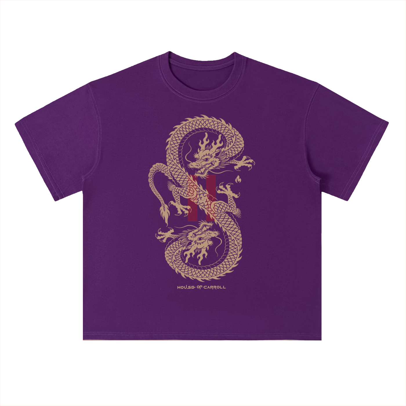DRAGONZ: Heavyweight Drop Shoulder Cotton T-Shirt