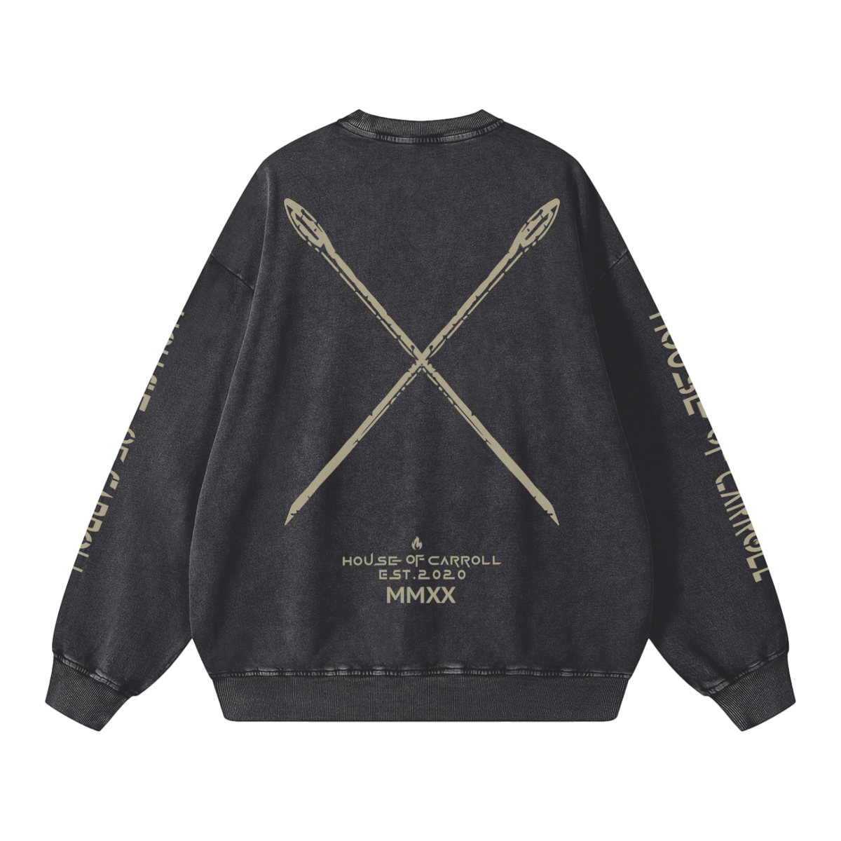 ORIGINAL GANGSTA SANCTUARY: Snow Washed Oversized Sweatshirt