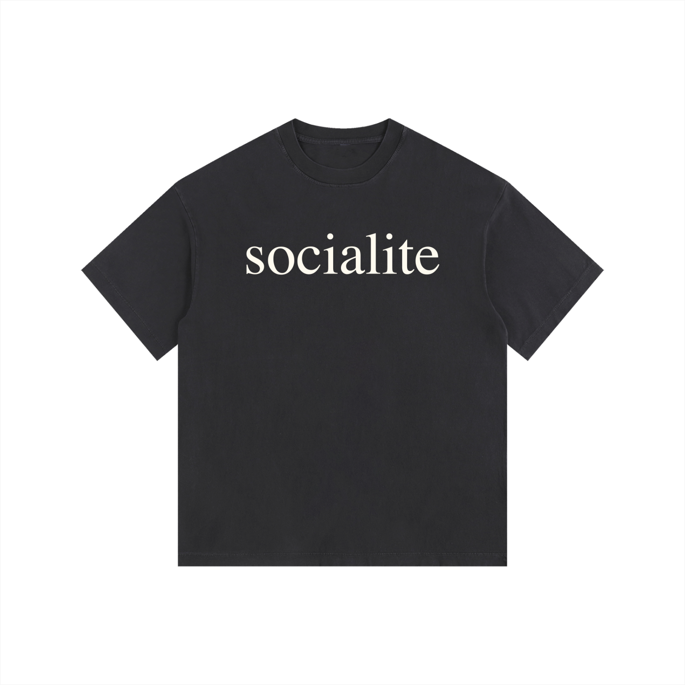 SOCIALITE: Vintage Washed Oversized Cotton T-Shirt