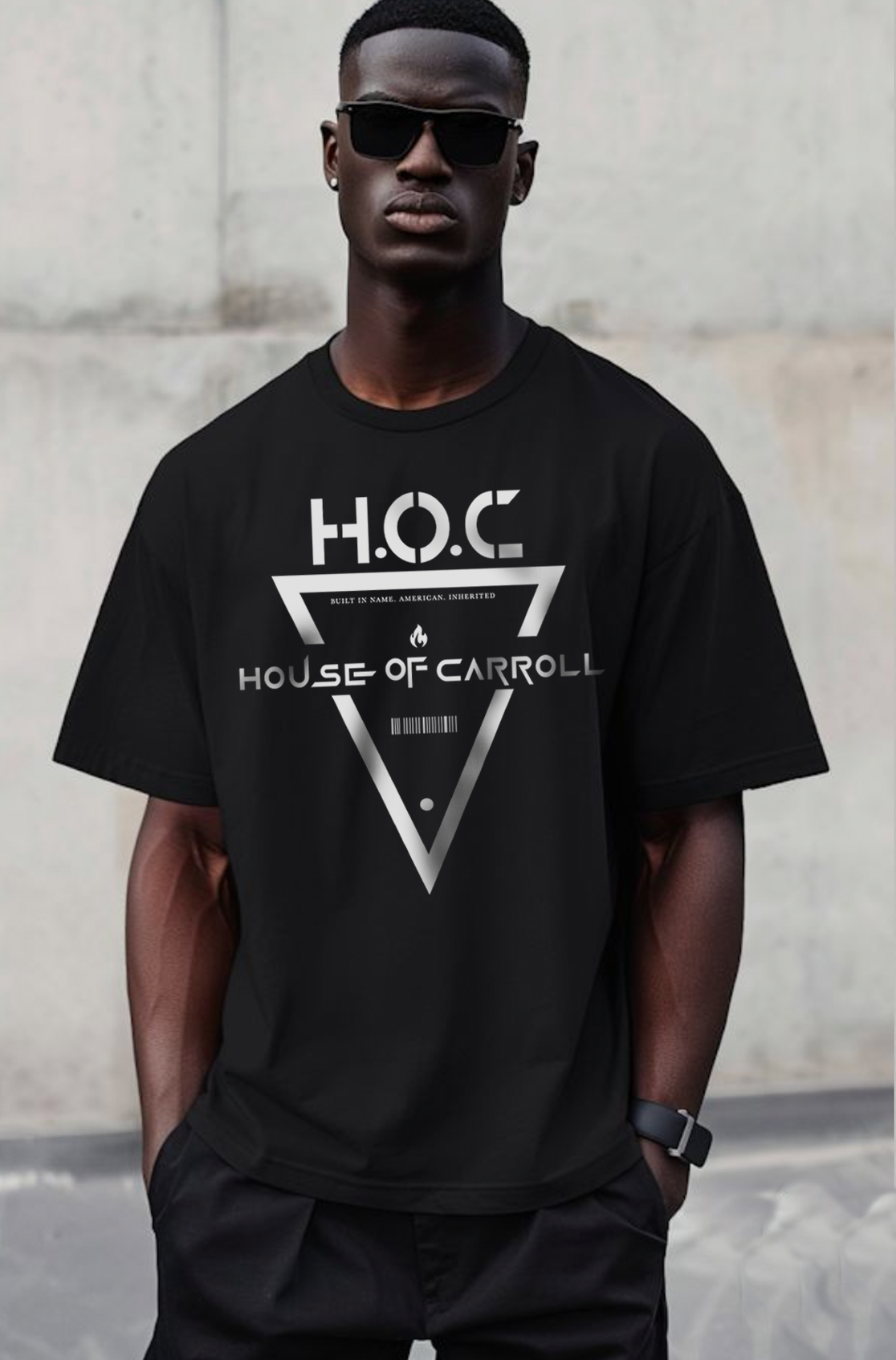 ENLIGHTENED LOGO 2: Streetwear Loose Drop Shoulder T-Shirt