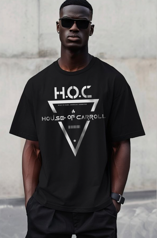 ENLIGHTENED LOGO 2: Streetwear Loose Drop Shoulder T-Shirt