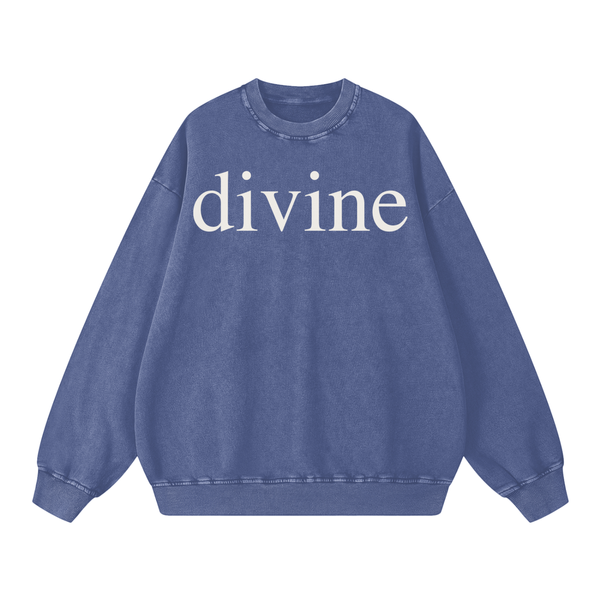 DEVINE: Snow Washed Oversized Sweatshirt