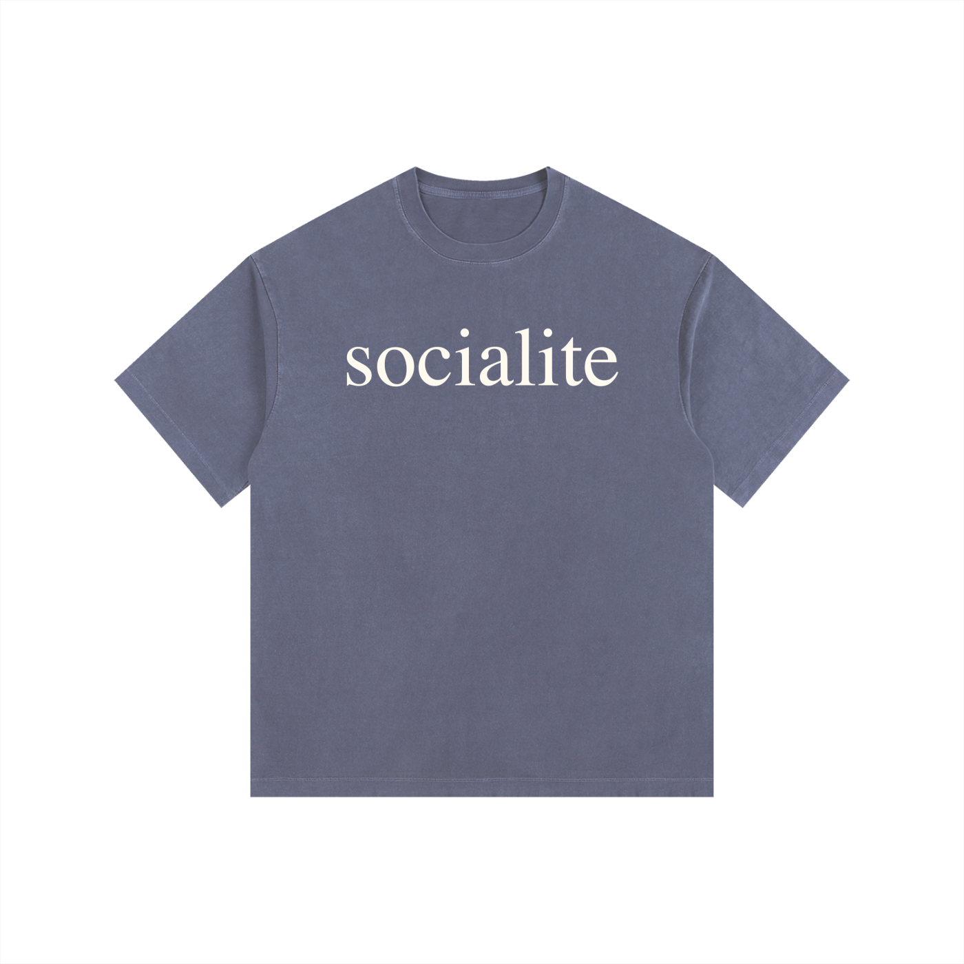 SOCIALITE: Vintage Washed Oversized Cotton T-Shirt