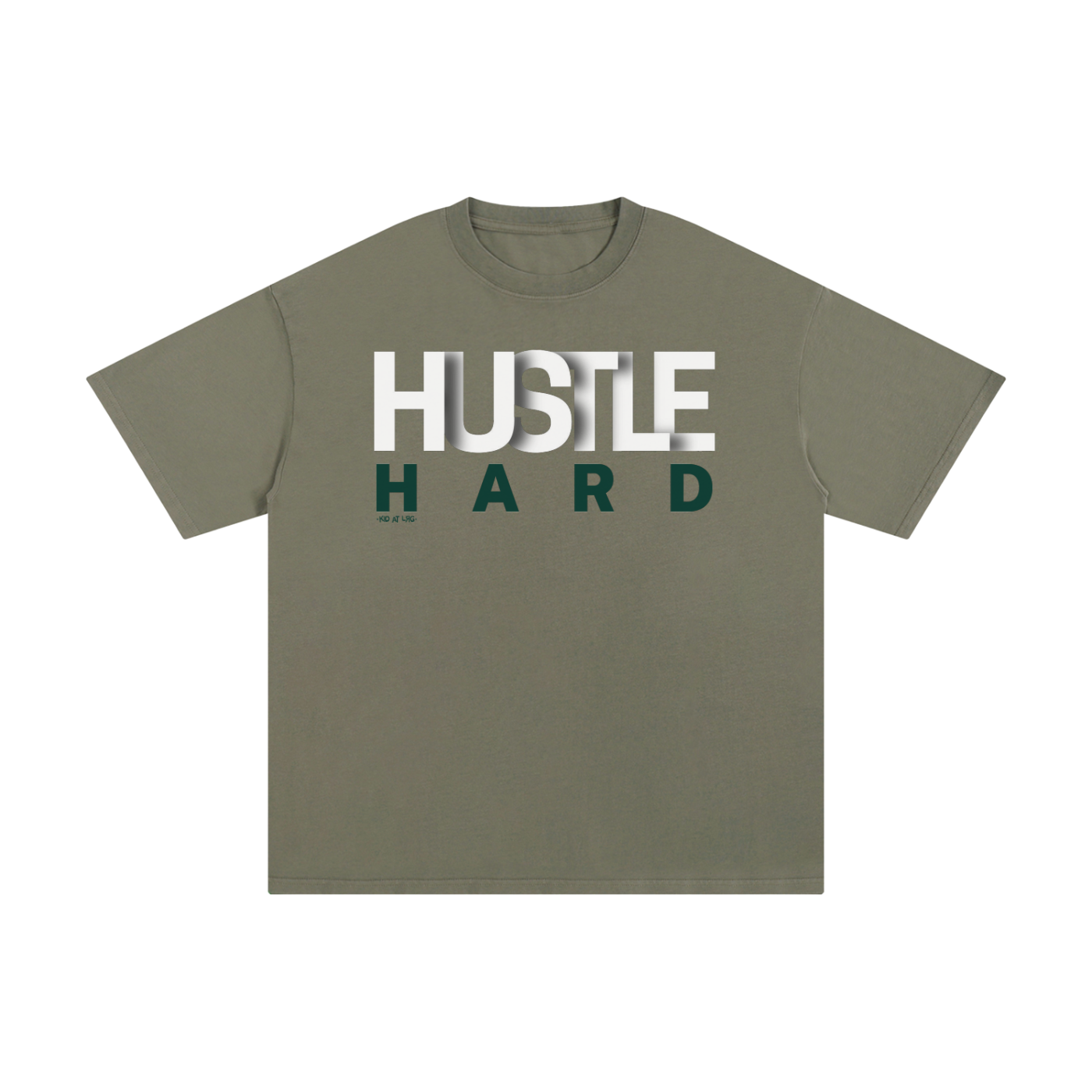 HUSTLE HARD: Unisex Pure Cotton T-Shirt