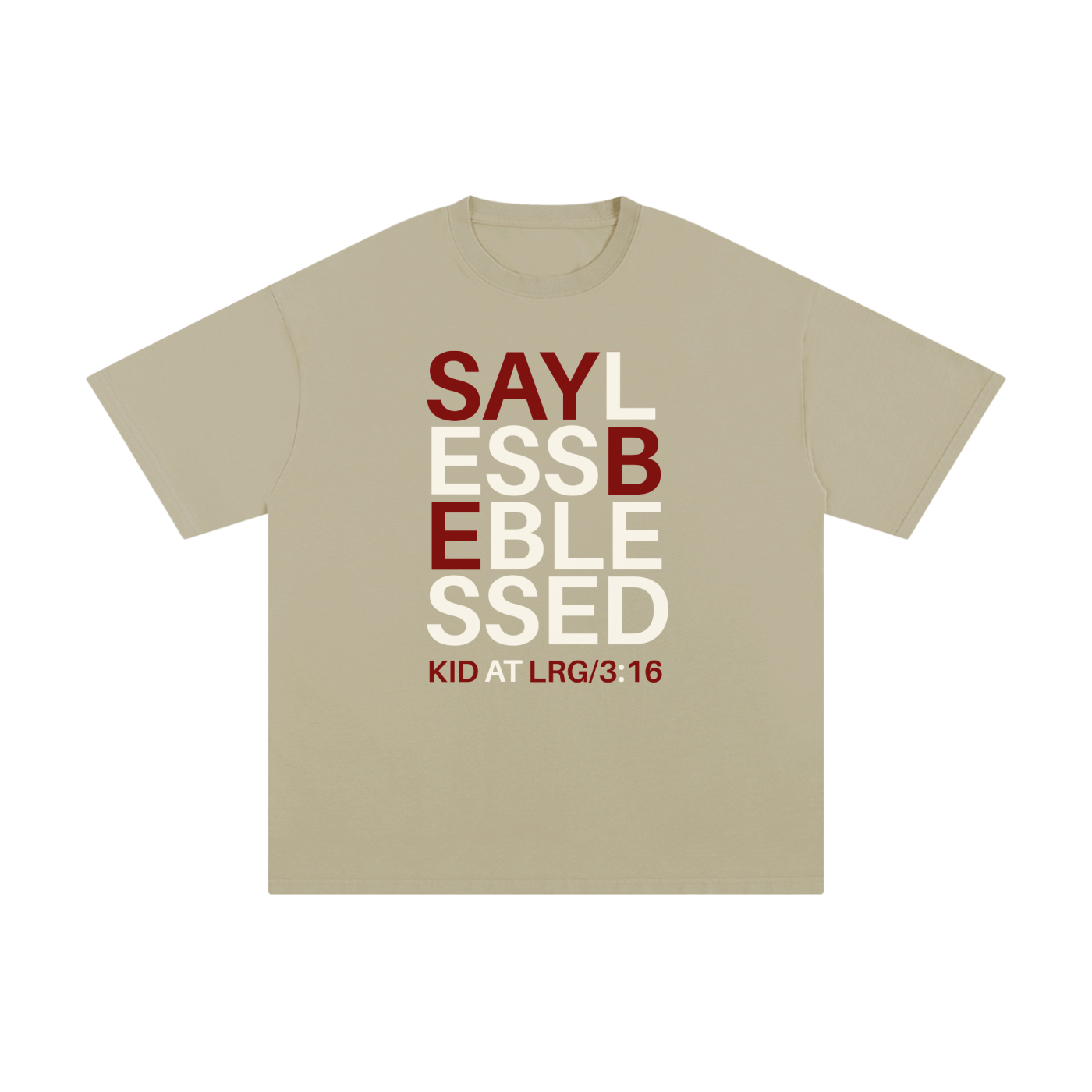 BE BLESSED KID 3:16: Unisex Pure Cotton T-Shirt