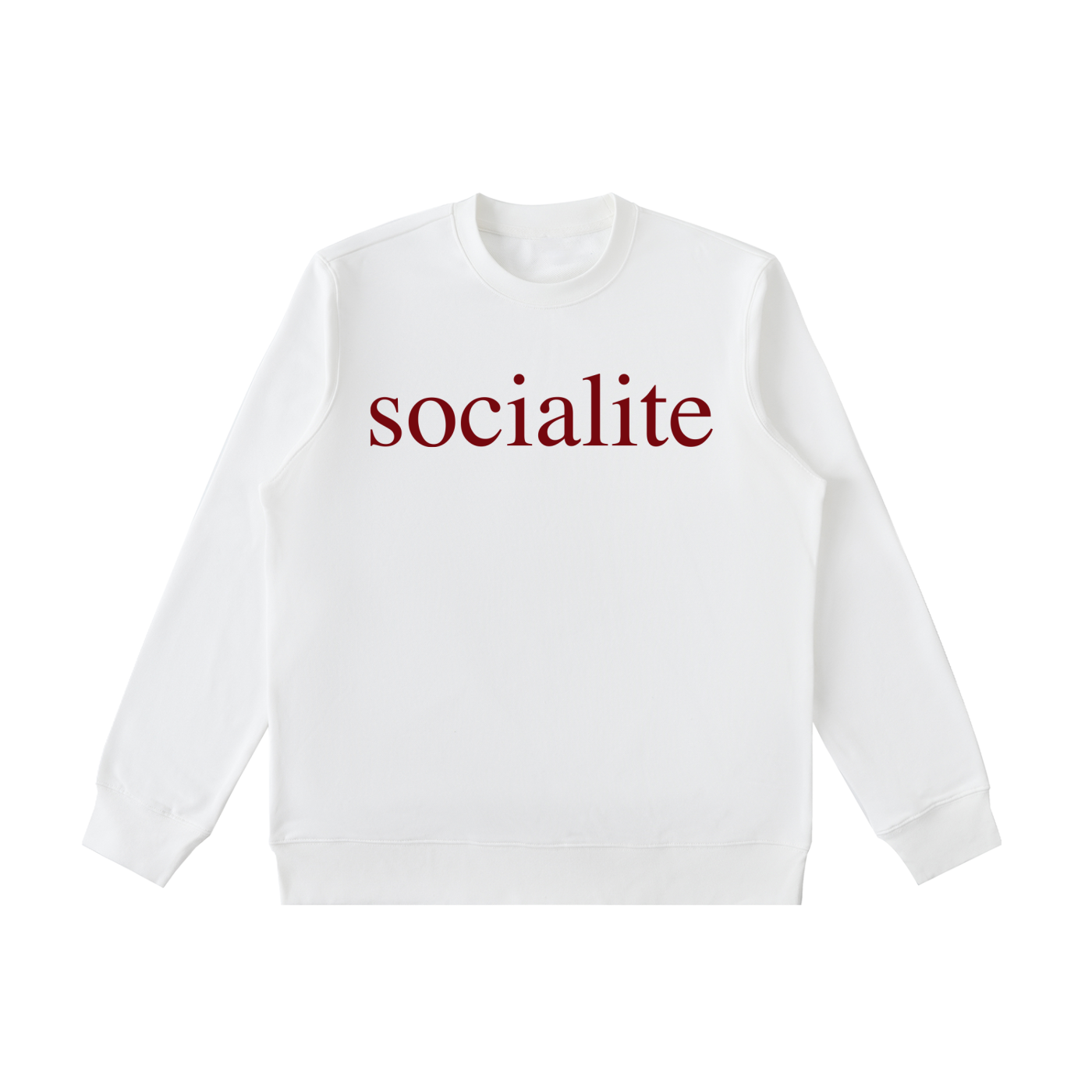 SOCIALITE: Essential Heavyweight Crewneck  Sweatshirt