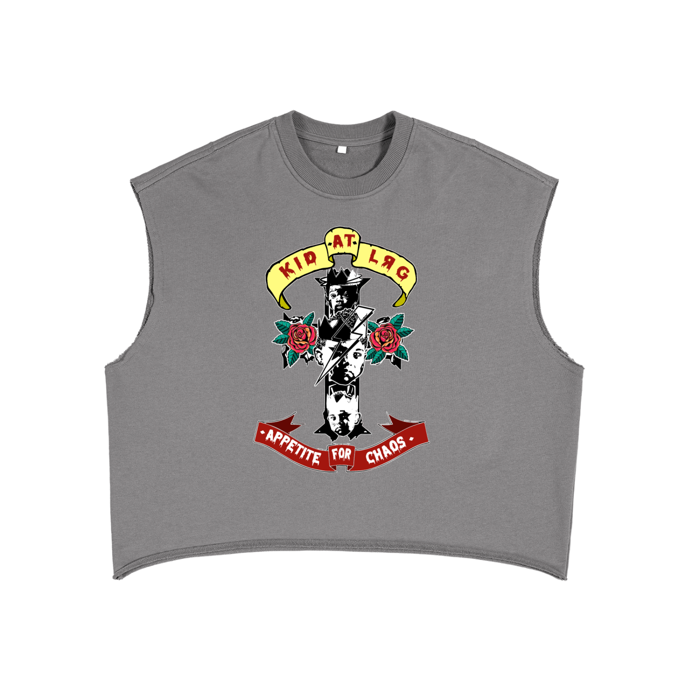 CHAOS: French Terry Boxy Tank Top