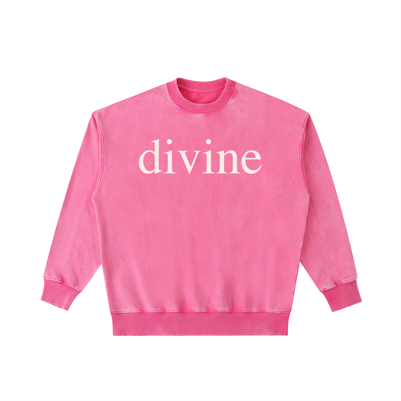 DEVINE: Vintage Washed Heavyweight Crewneck Sweatshirt