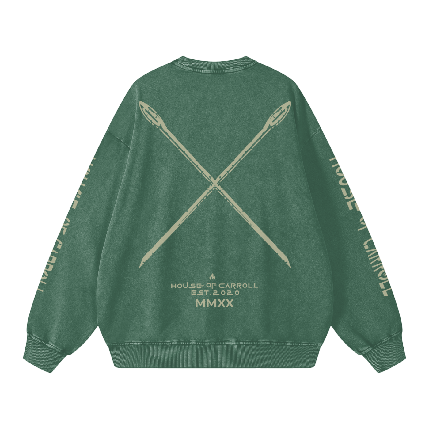 ORIGINAL GANGSTA SANCTUARY: Snow Washed Oversized Sweatshirt
