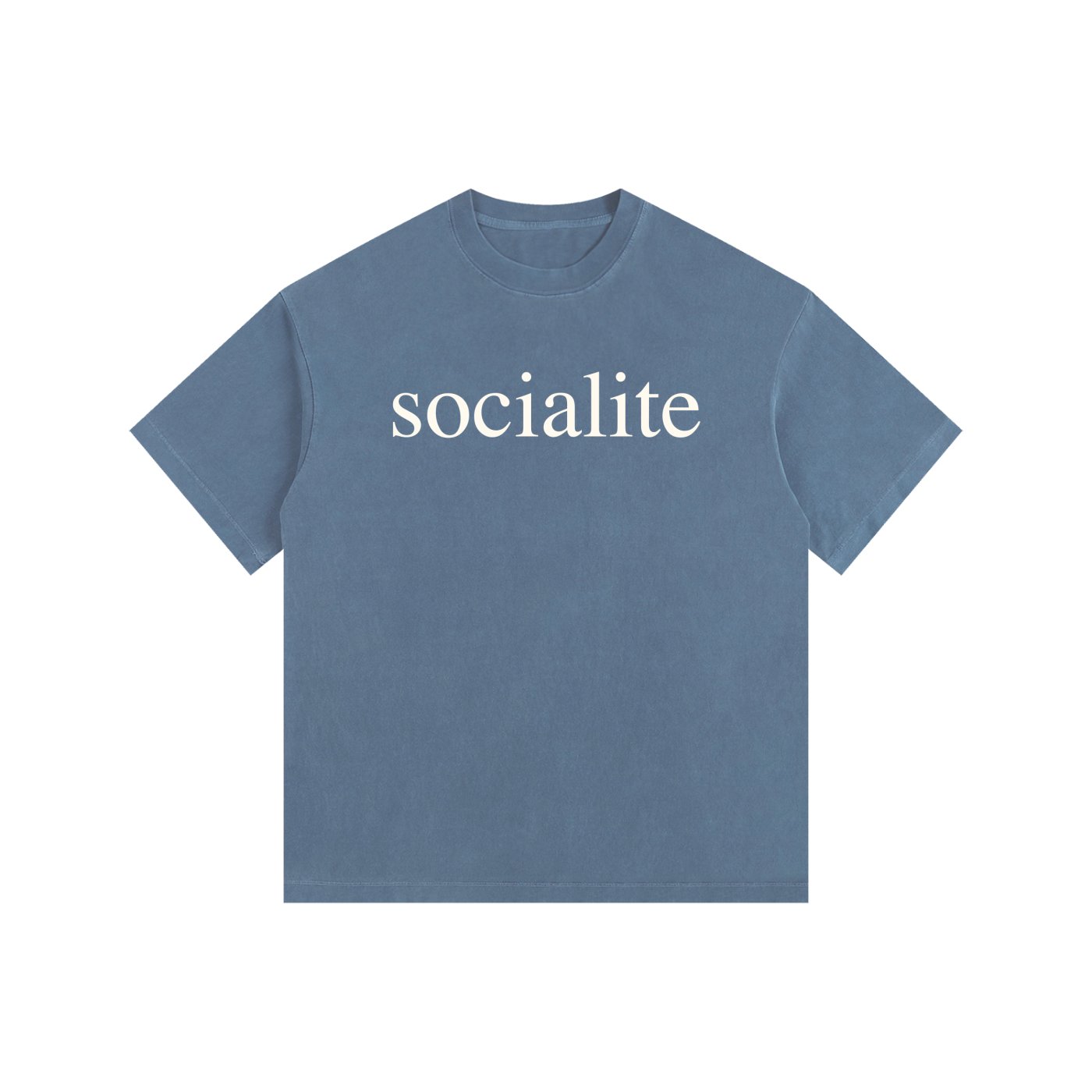 SOCIALITE: Vintage Washed Oversized Cotton T-Shirt