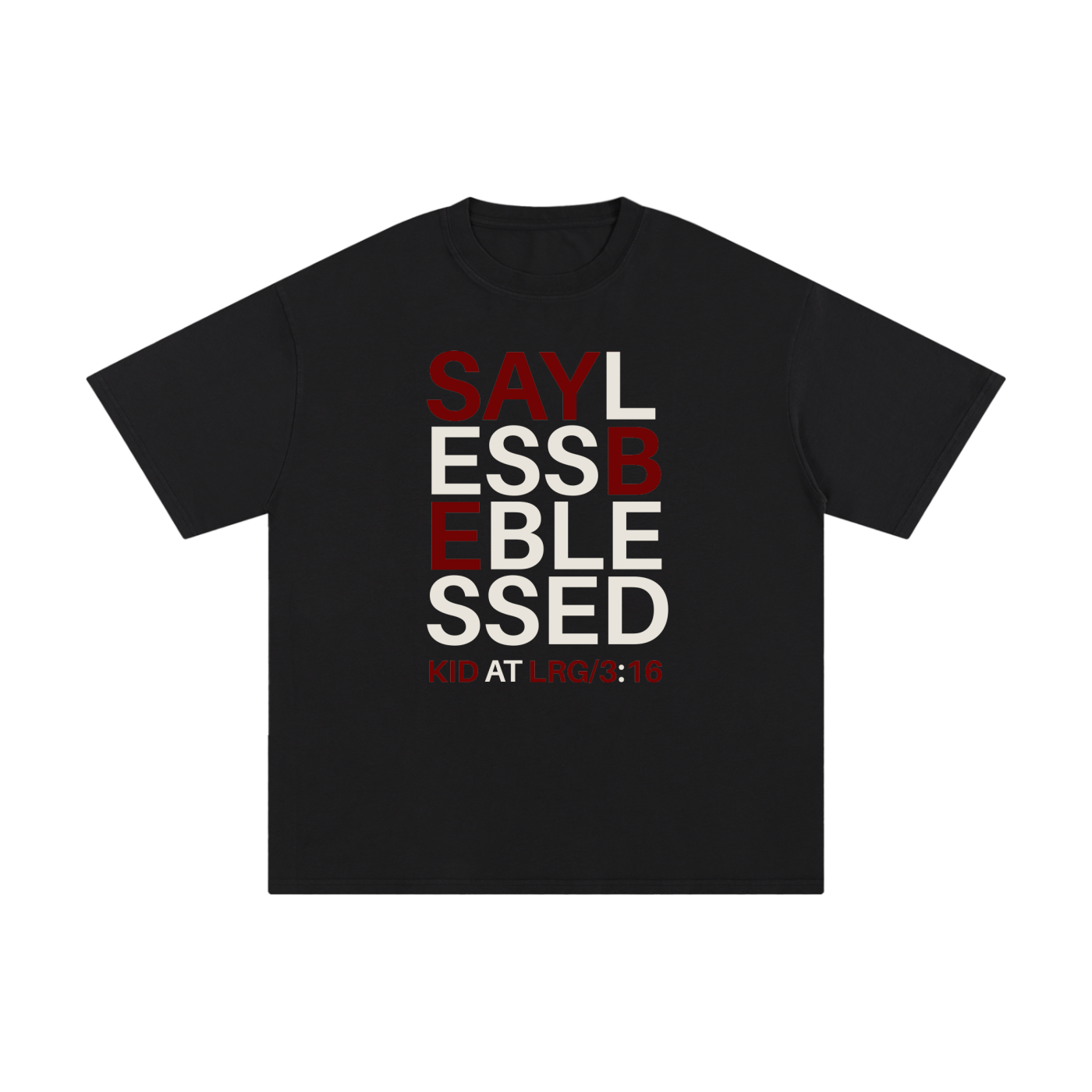 BE BLESSED KID 3:16: Unisex Pure Cotton T-Shirt