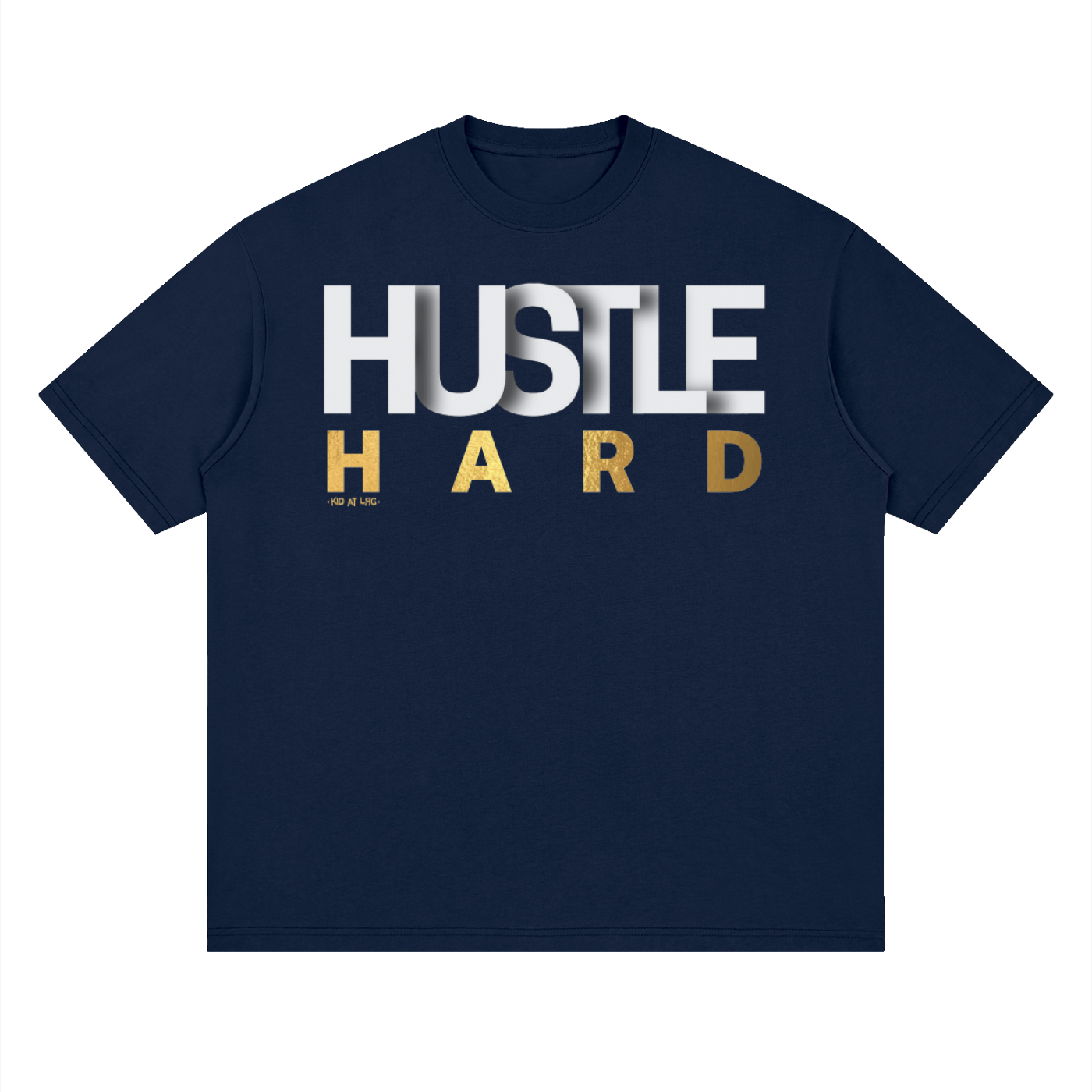 HUSTLE: Streetwear Loose Drop Shoulder T-Shirt