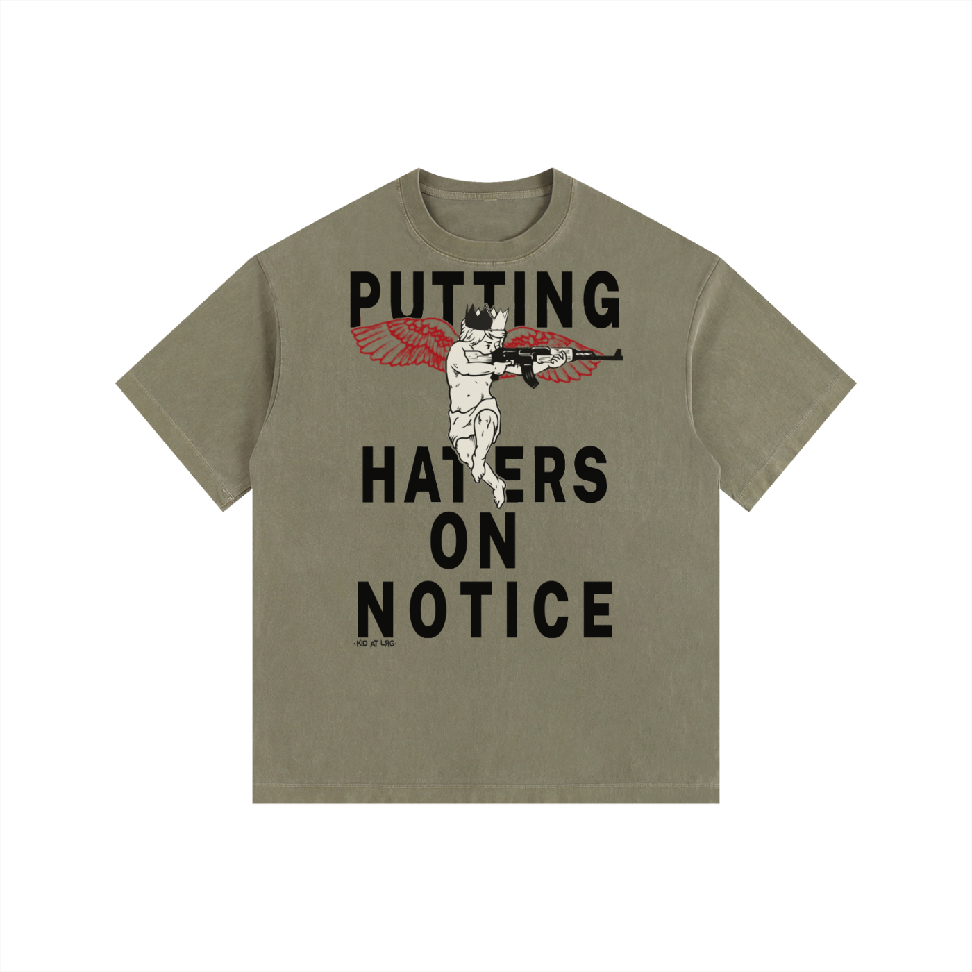 HATERS ON NOTICE: Vintage Washed Oversized Cotton T-Shirt