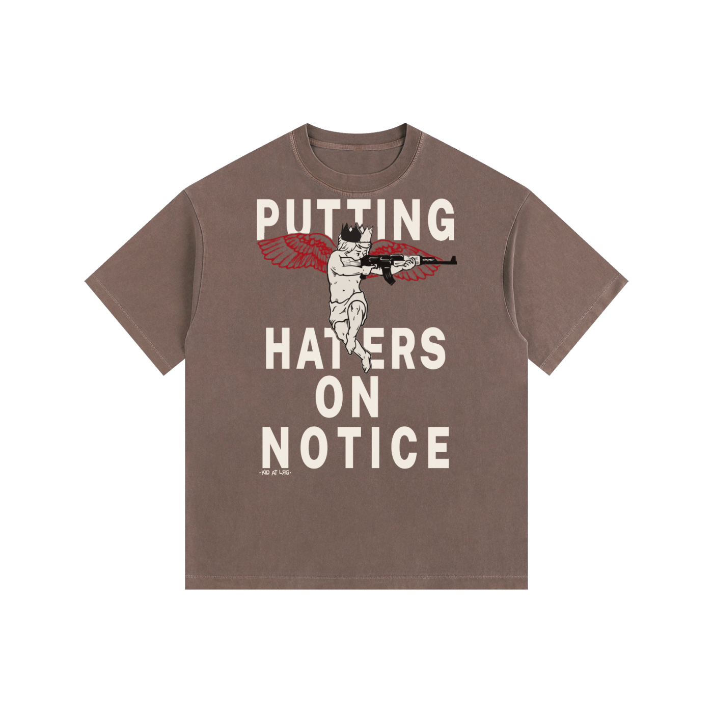 HATERS ON NOTICE: Vintage Washed Oversized Cotton T-Shirt