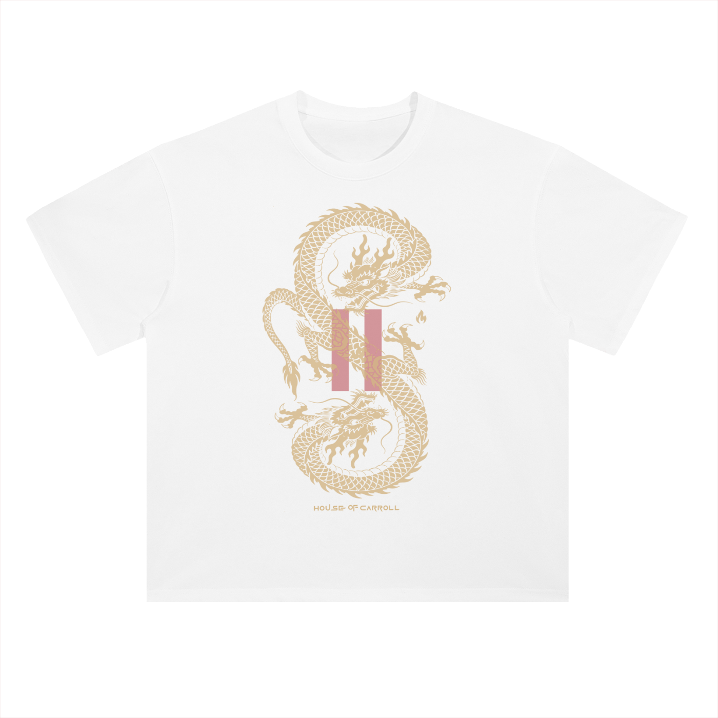 DRAGONZ: Heavyweight Drop Shoulder Cotton T-Shirt