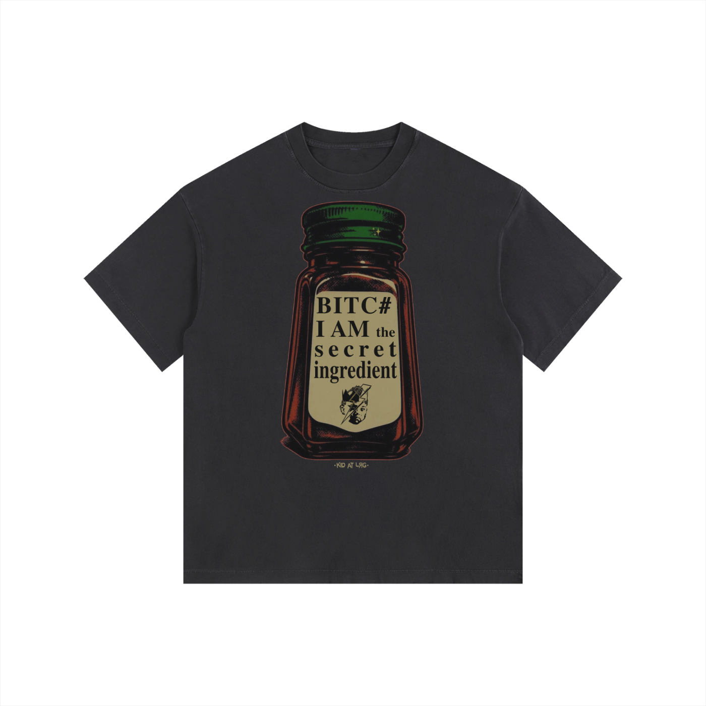 INGREDIENT: Vintage Washed Oversized Cotton T-Shirt