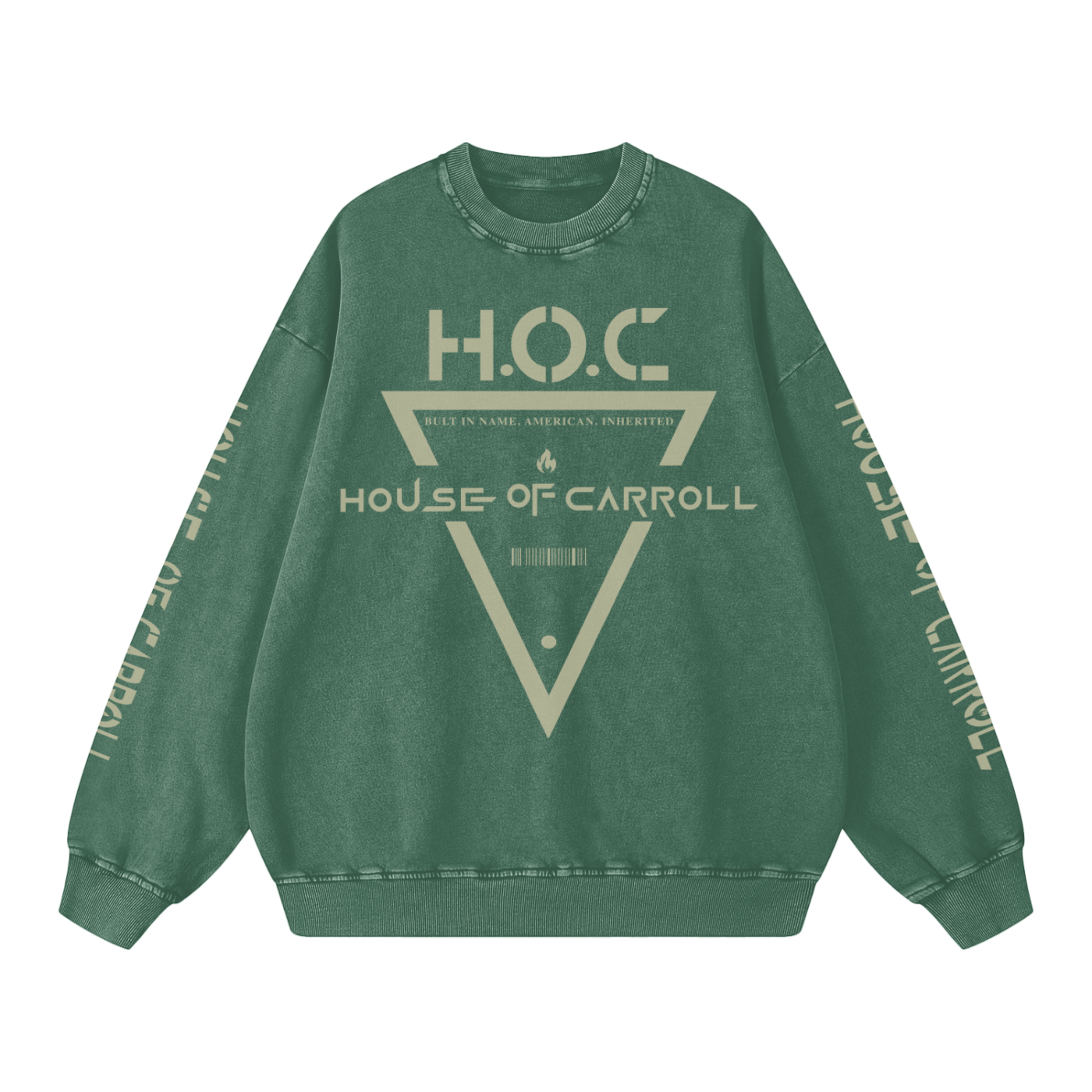 ORIGINAL GANGSTA SANCTUARY: Snow Washed Oversized Sweatshirt