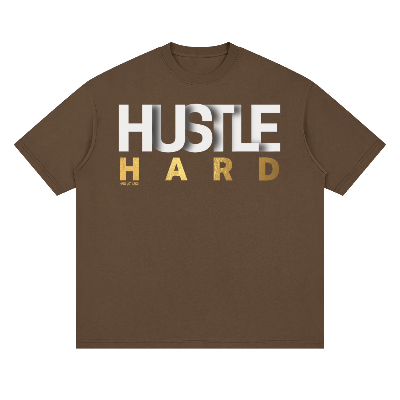 HUSTLE: Streetwear Loose Drop Shoulder T-Shirt