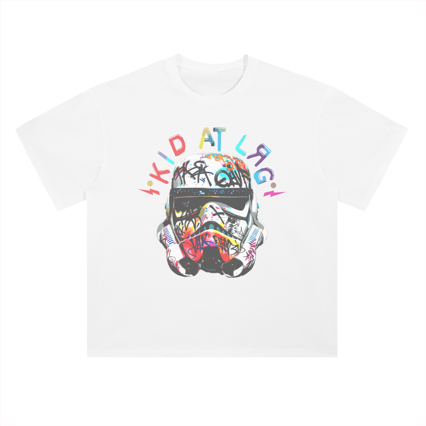 MAYHEM:Heavyweight Drop Shoulder Cotton T-Shirt