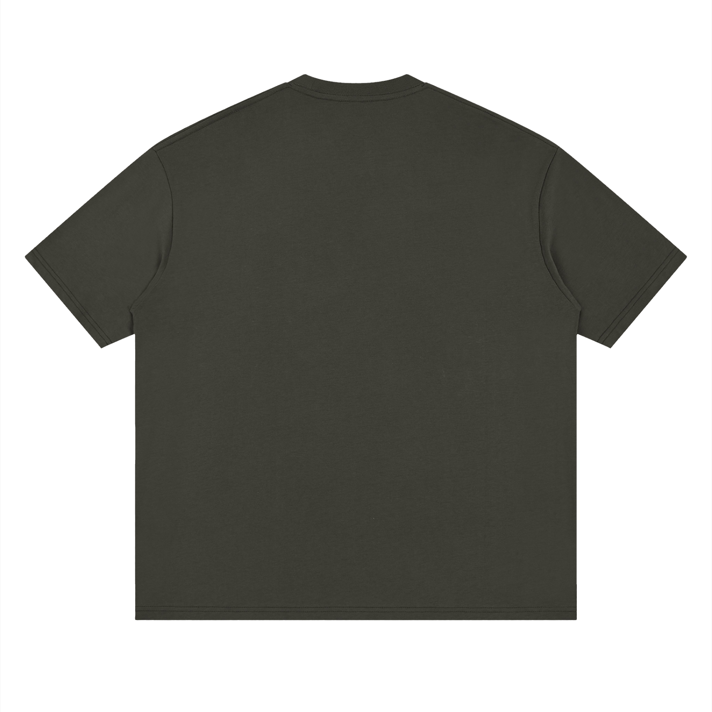 BLK AS FK: Streetwear Loose Drop Shoulder T-Shirt