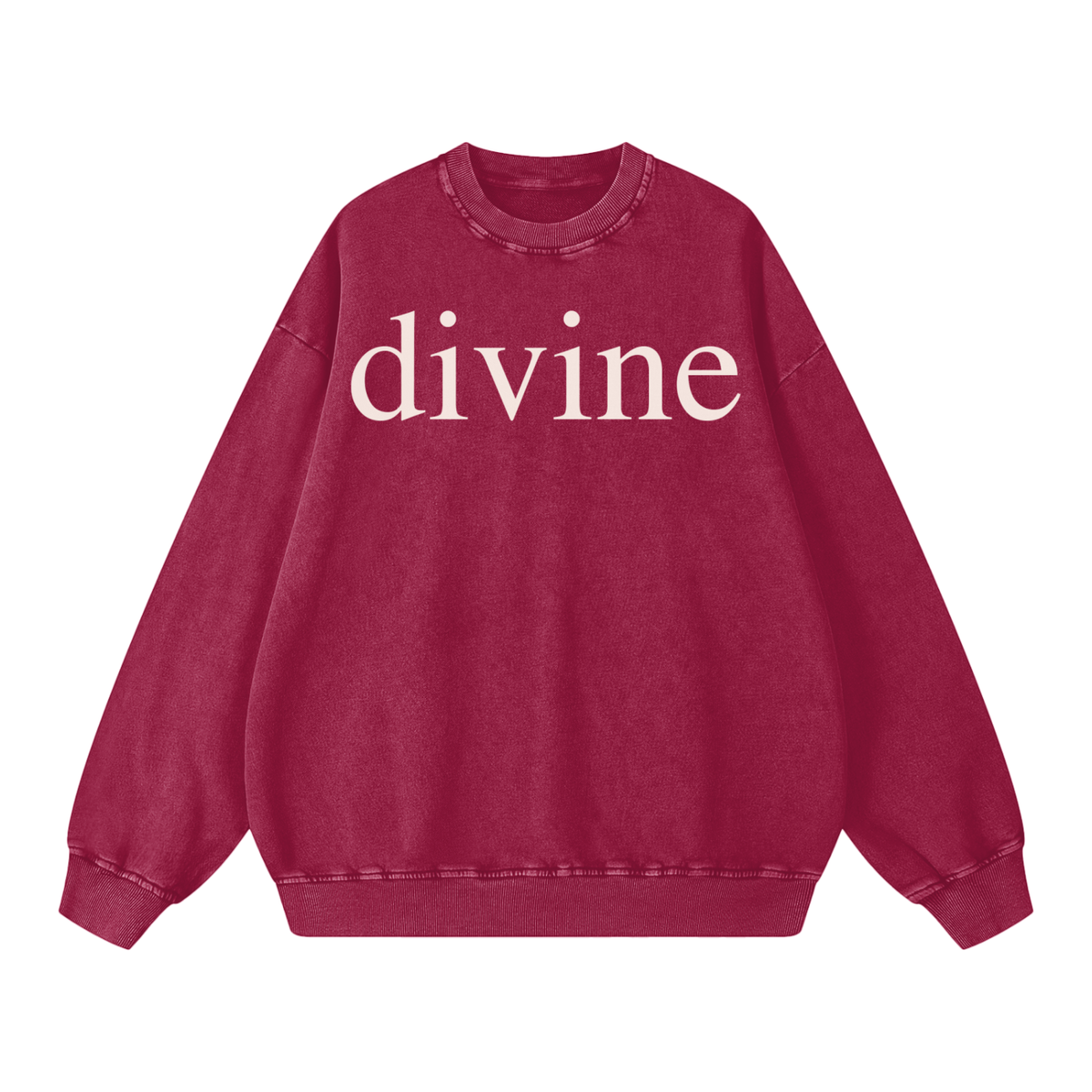DEVINE: Snow Washed Oversized Sweatshirt