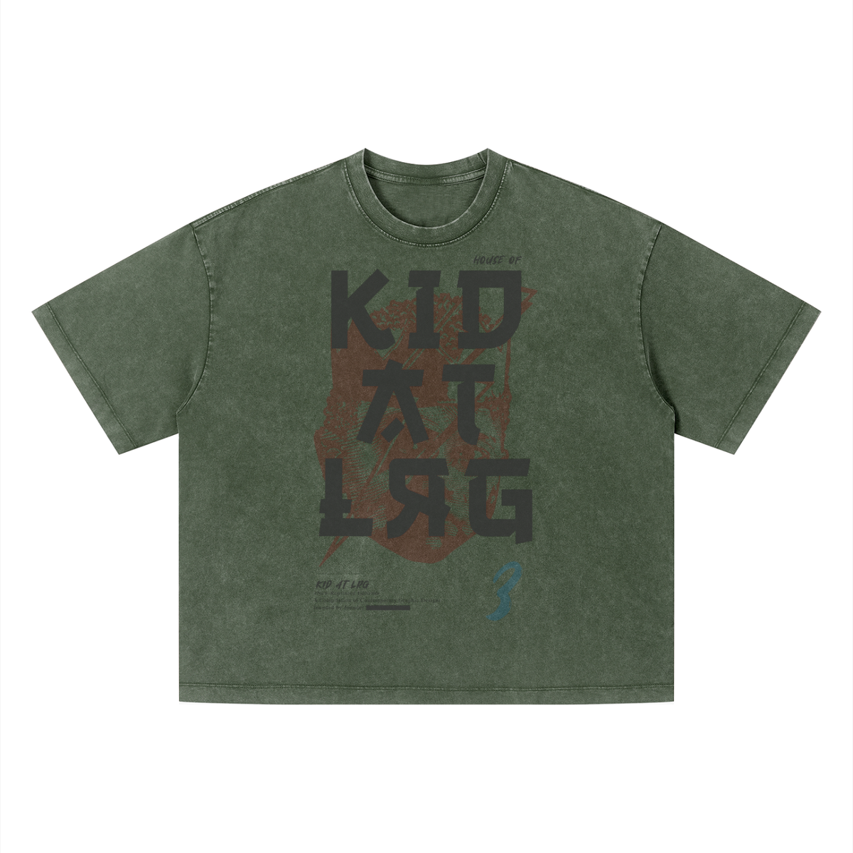 ANIME KID: Unisex Vintage Wash Boxy T-Shirt