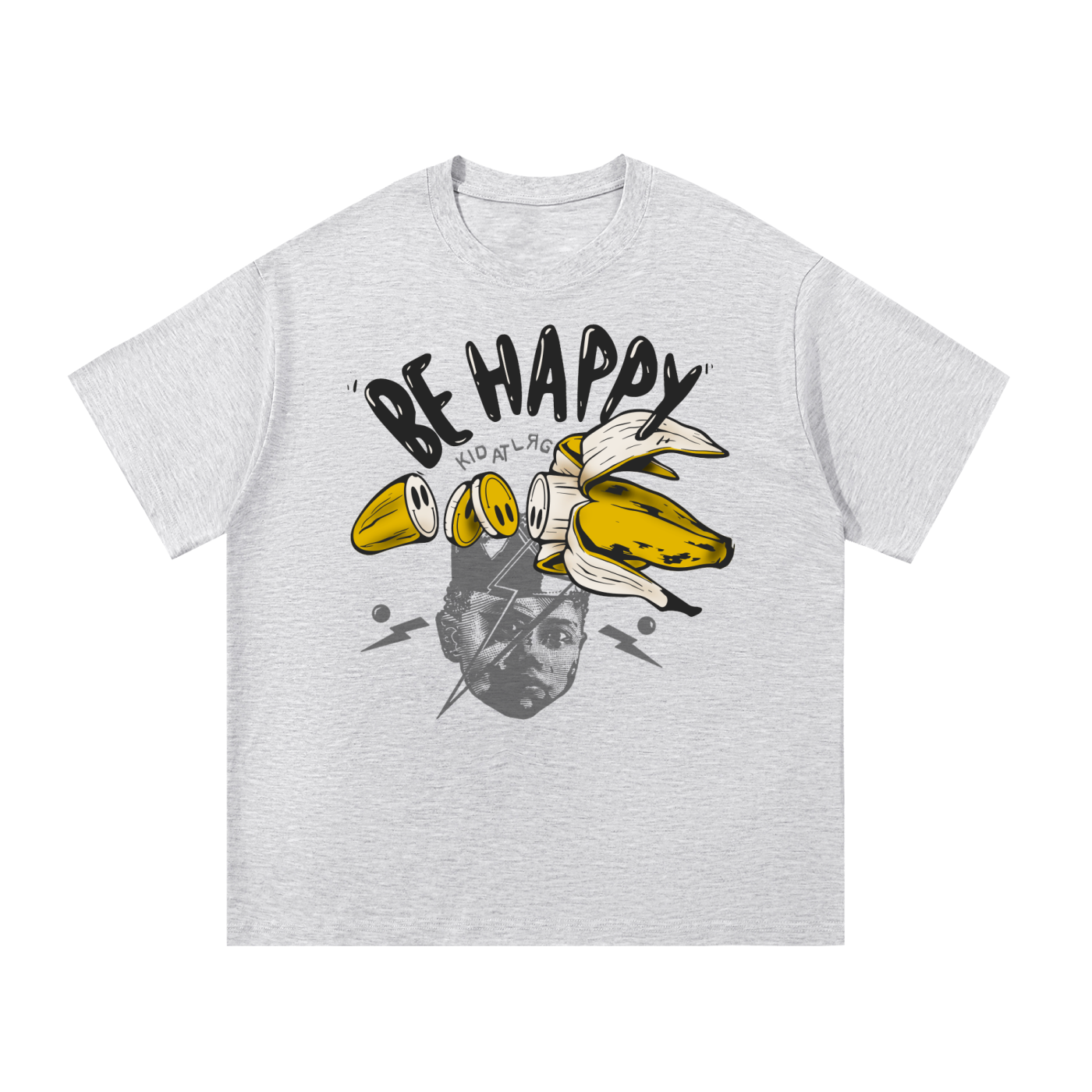BE HAPPY: Essential Cotton T-Shirt