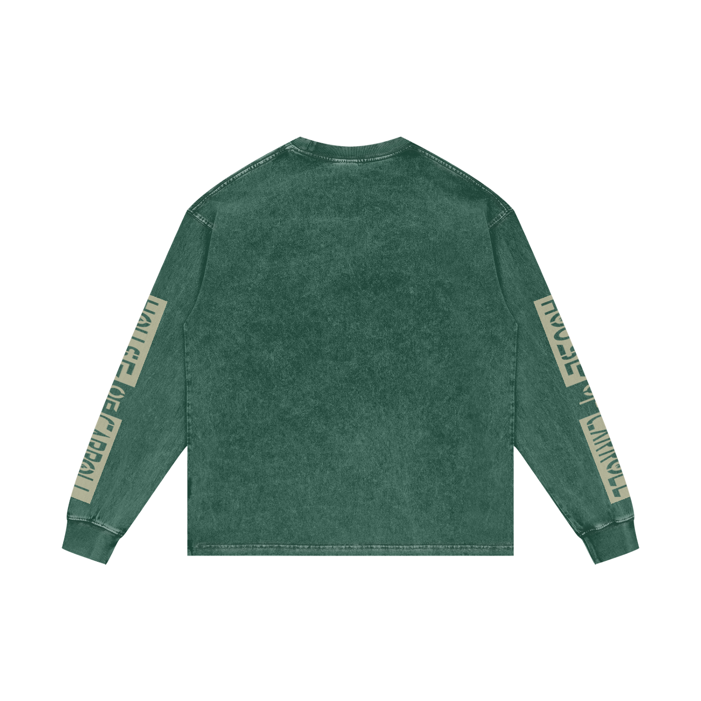 ACID WE US: Acid Wash Oversize Long Sleeve T-Shirt
