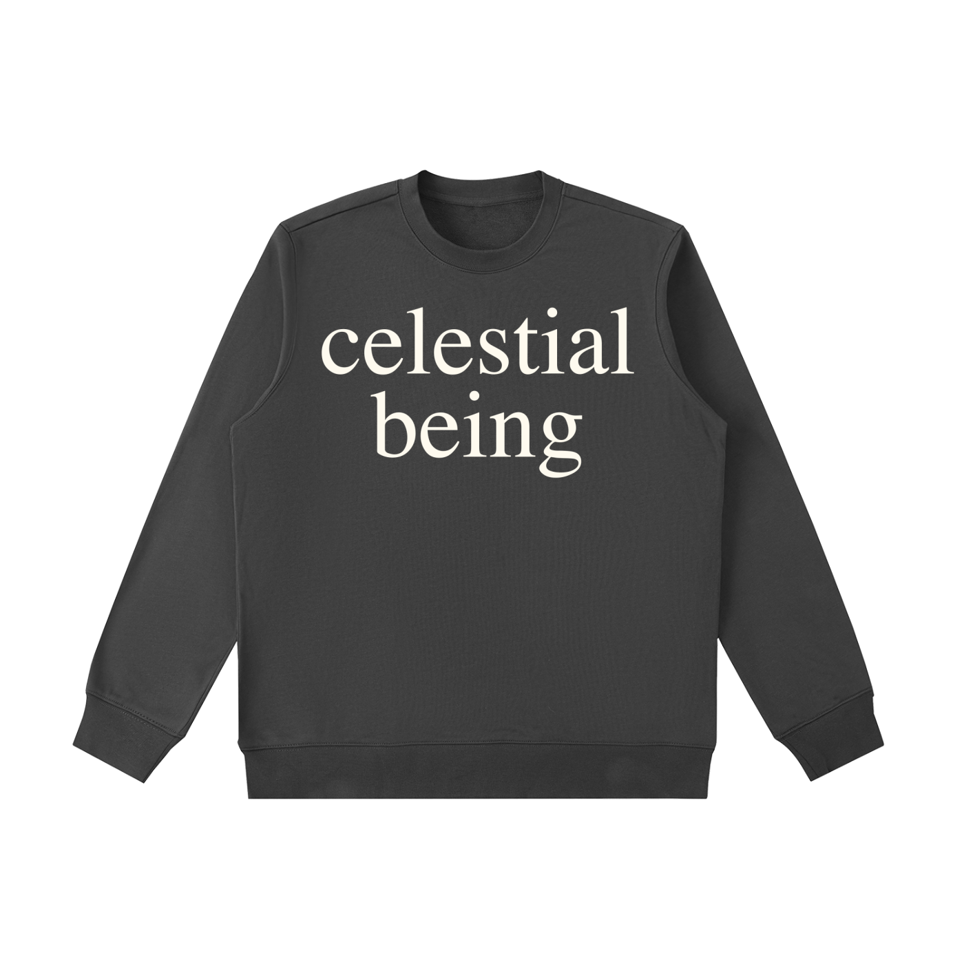 CELESTIAL BEING: Essential Heavyweight Crewneck  Sweatshirt