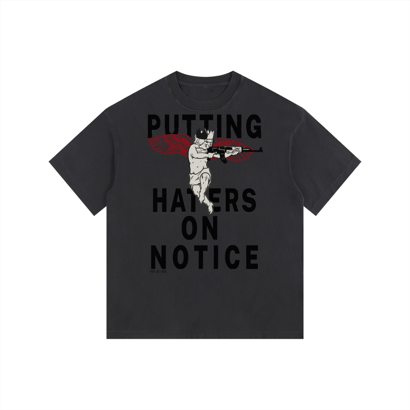 HATERS ON NOTICE: Vintage Washed Oversized Cotton T-Shirt