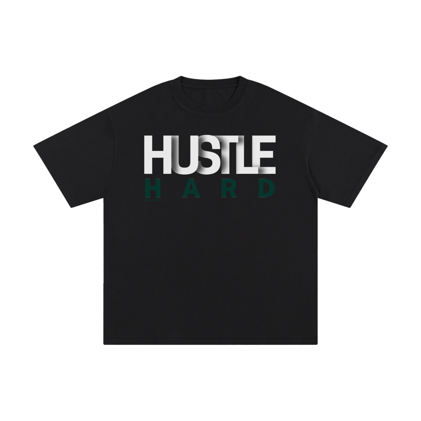 HUSTLE HARD: Unisex Pure Cotton T-Shirt