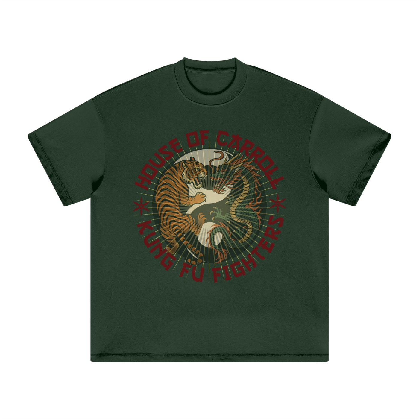 H.O.C KUNG-FU: Heavyweight Earth Tone T-Shirt