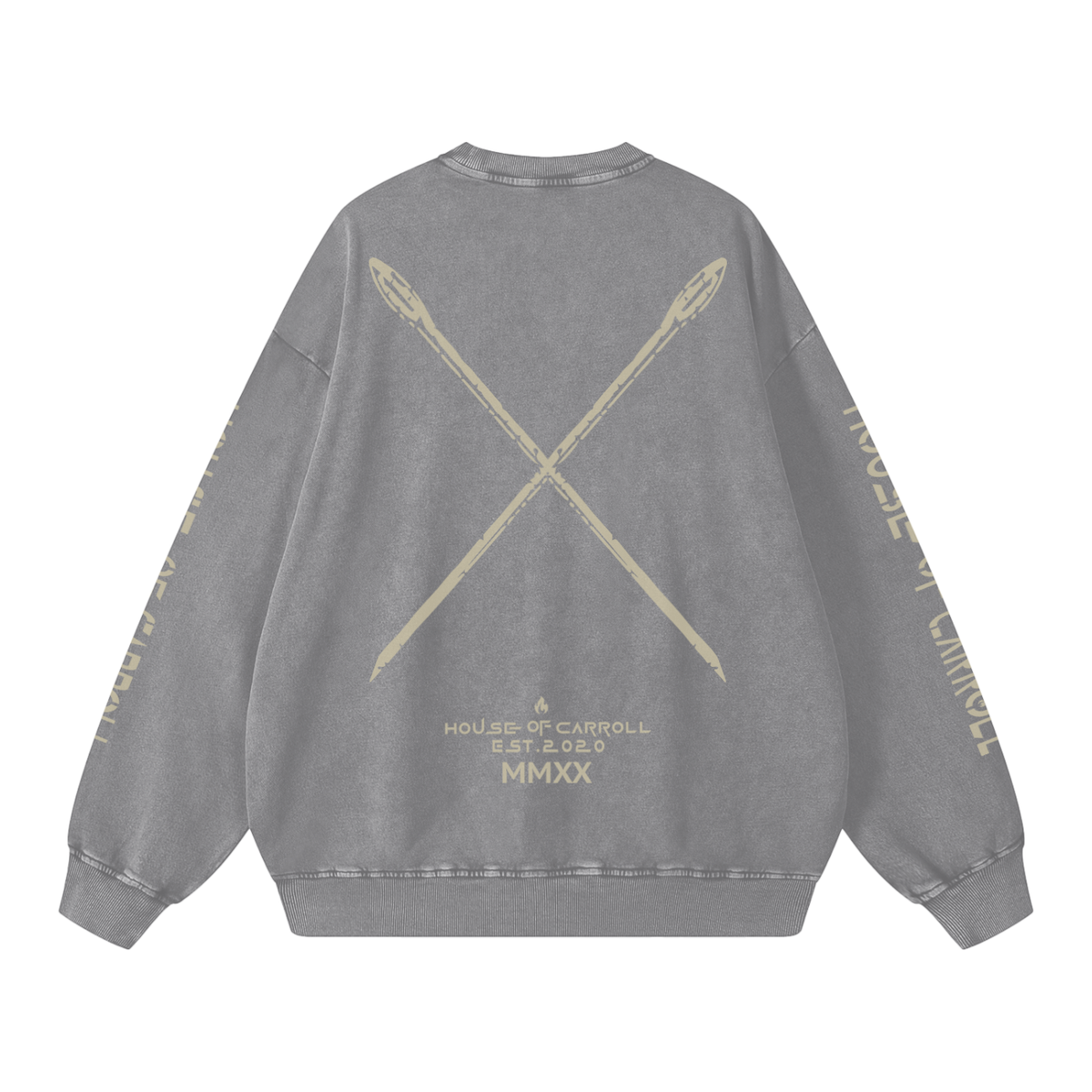 ORIGINAL GANGSTA SANCTUARY: Snow Washed Oversized Sweatshirt