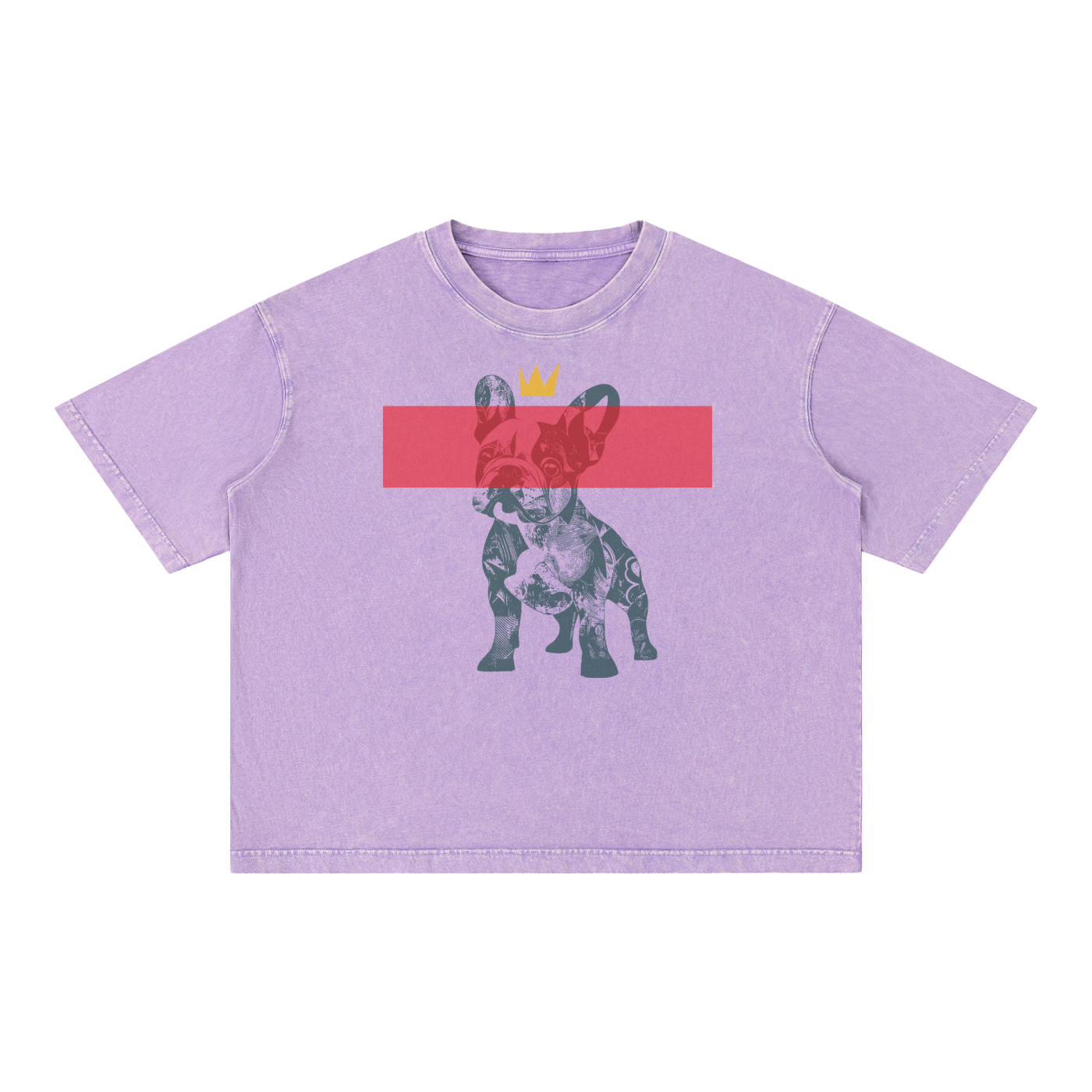 ASTRO: Mineral Wash Boxy Cotton T-Shirt