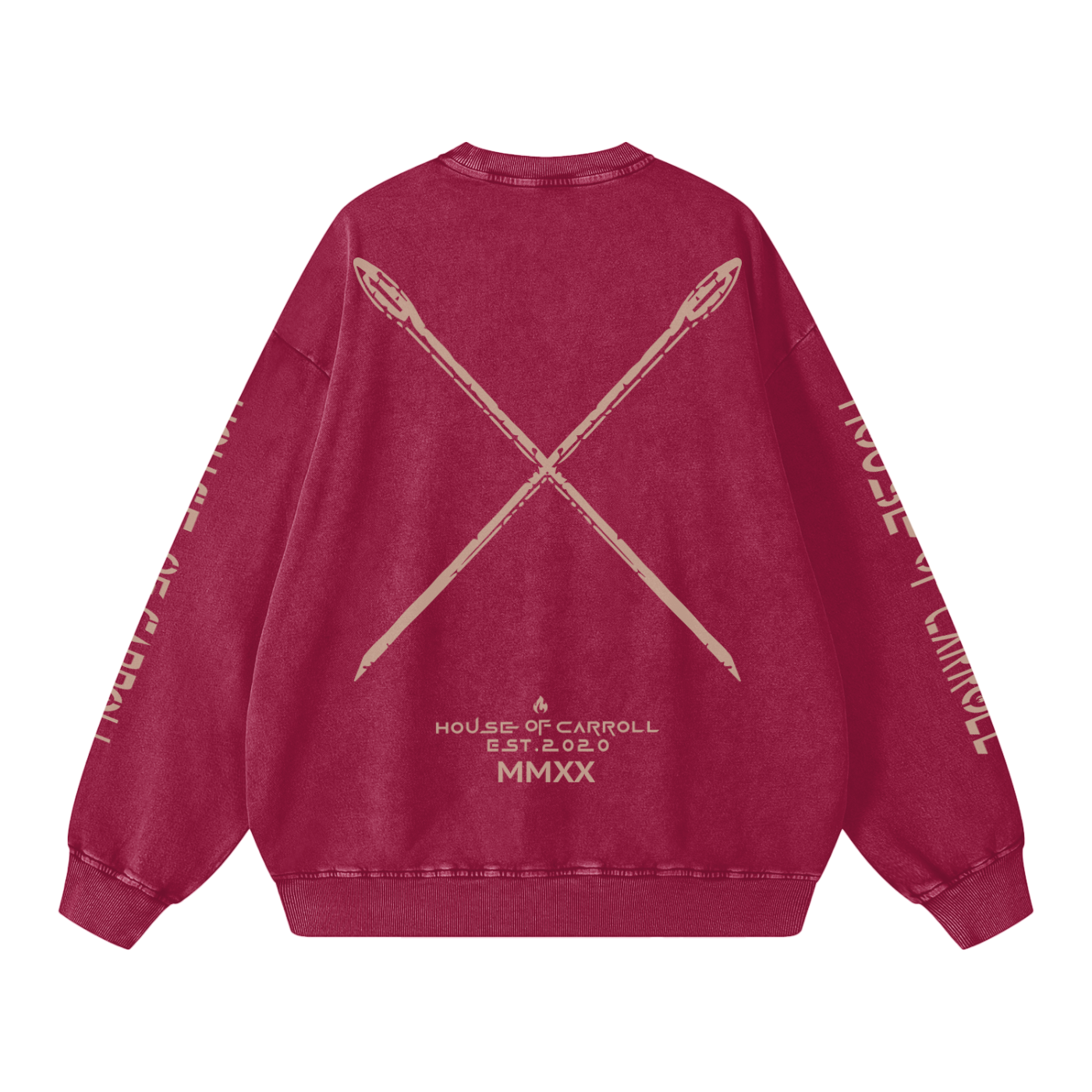 ORIGINAL GANGSTA SANCTUARY: Snow Washed Oversized Sweatshirt