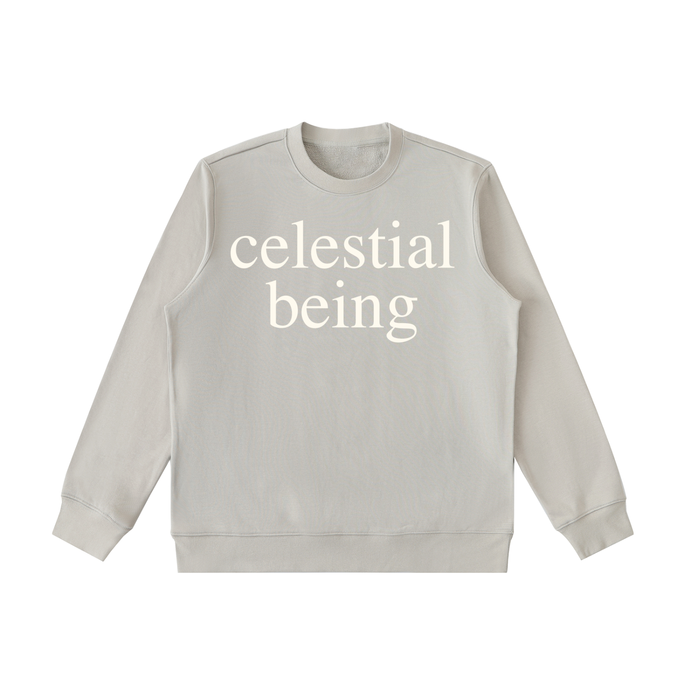 CELESTIAL BEING: Essential Heavyweight Crewneck  Sweatshirt