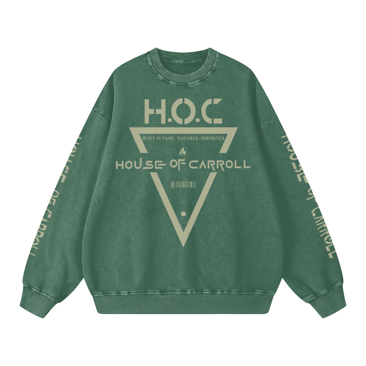 ORIGINAL GANGSTA SANCTUARY: Snow Washed Oversized Sweatshirt
