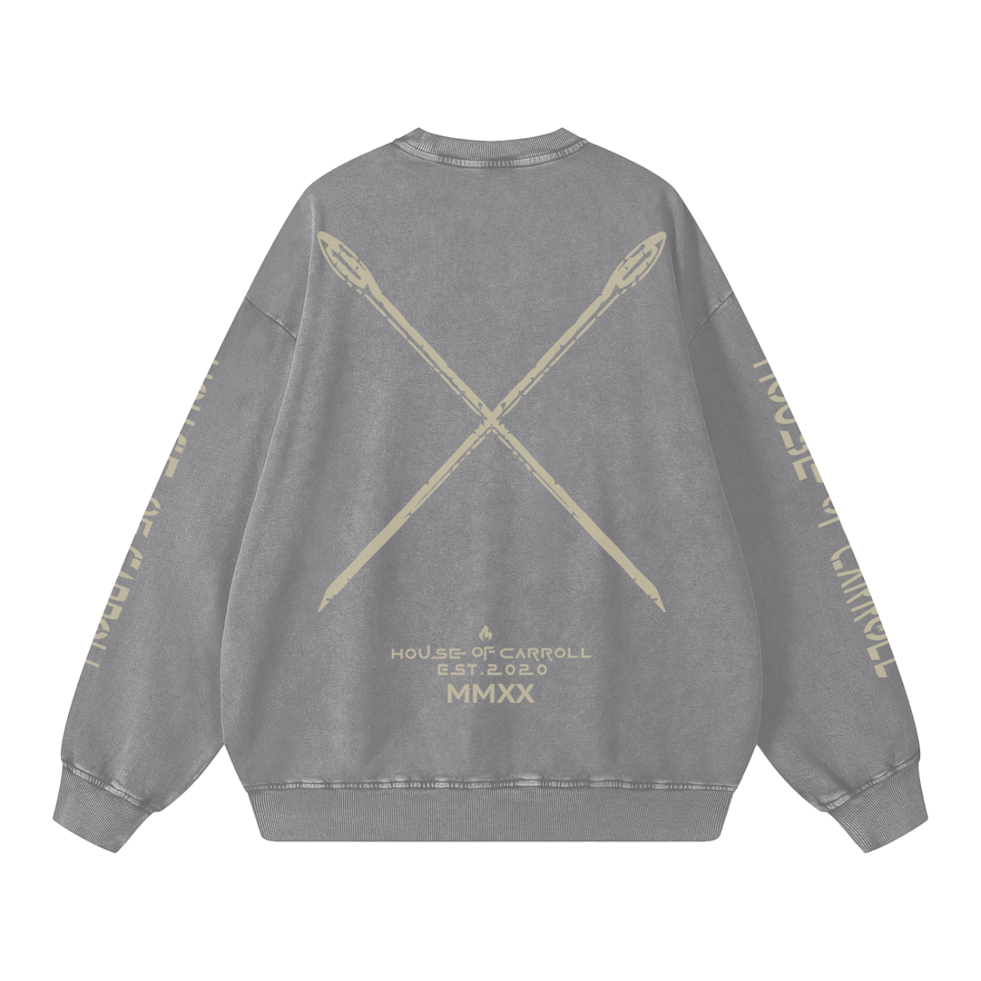 ORIGINAL GANGSTA SANCTUARY: Snow Washed Oversized Sweatshirt
