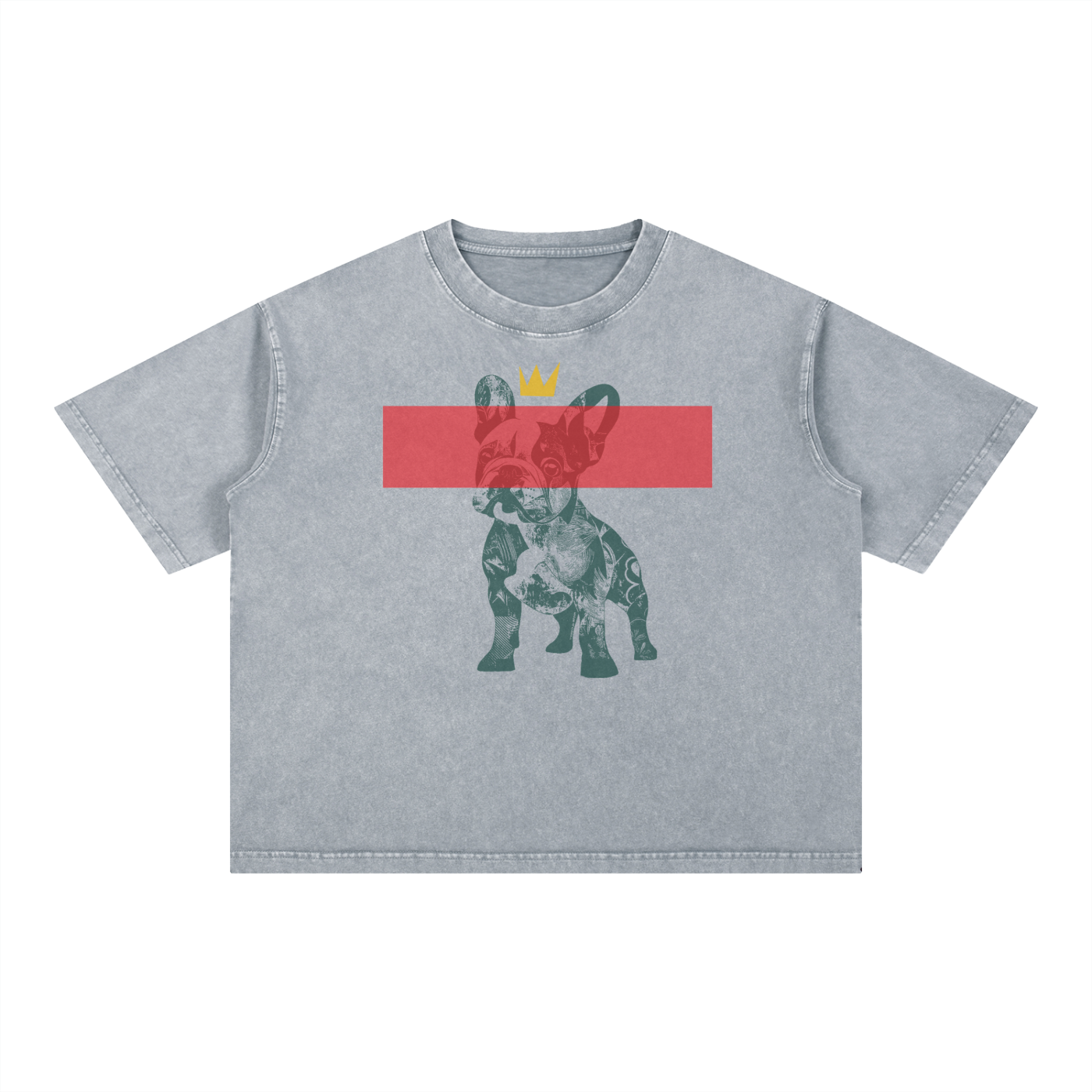 ASTRO: Mineral Wash Boxy Cotton T-Shirt