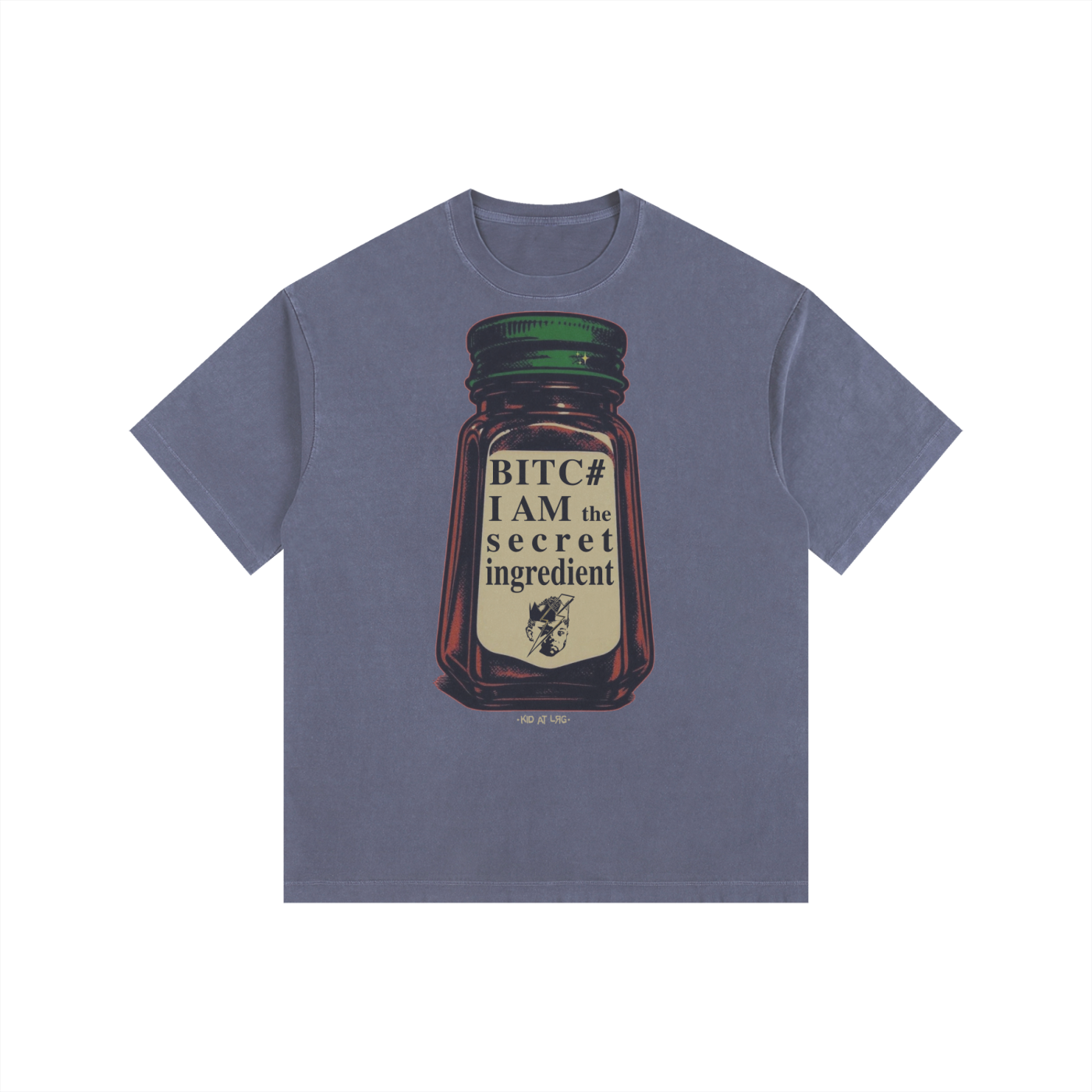 INGREDIENT: Vintage Washed Oversized Cotton T-Shirt