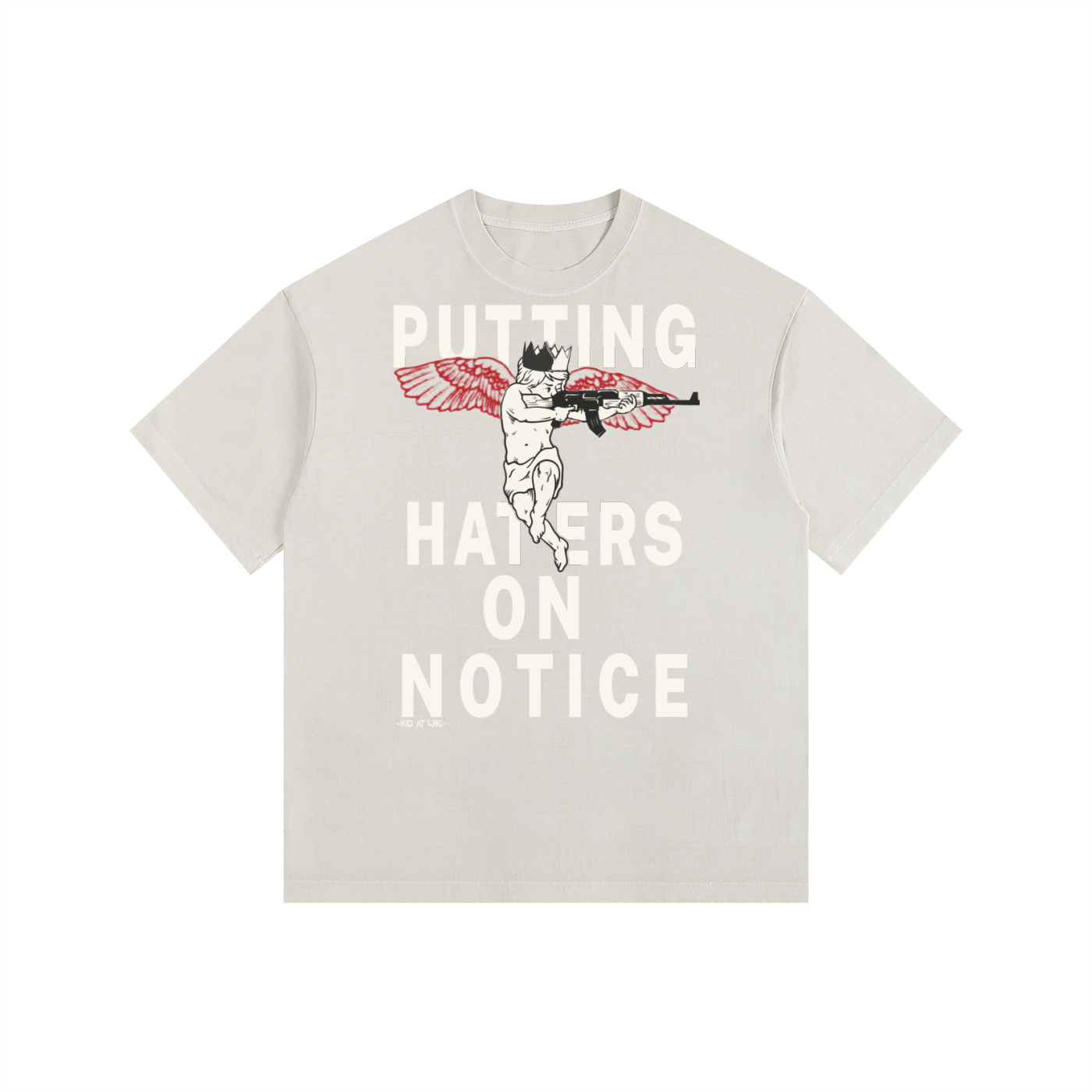 HATERS ON NOTICE: Vintage Washed Oversized Cotton T-Shirt