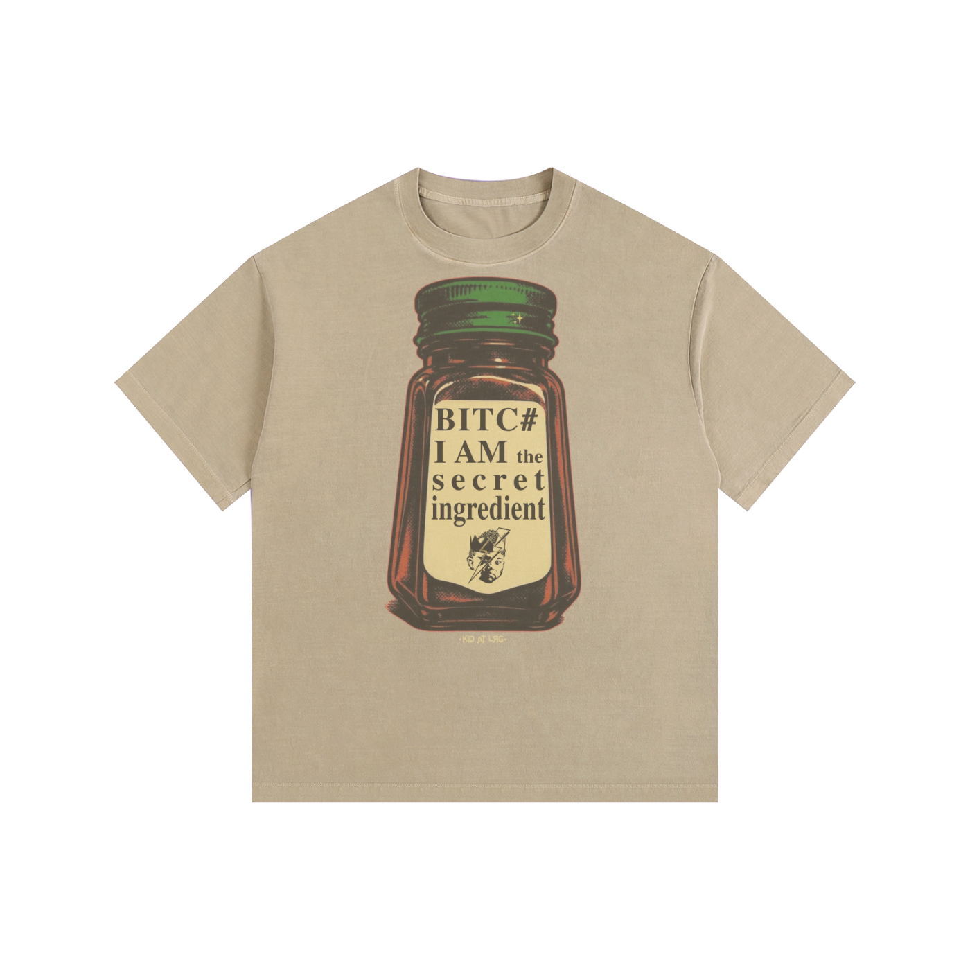 INGREDIENT: Vintage Washed Oversized Cotton T-Shirt