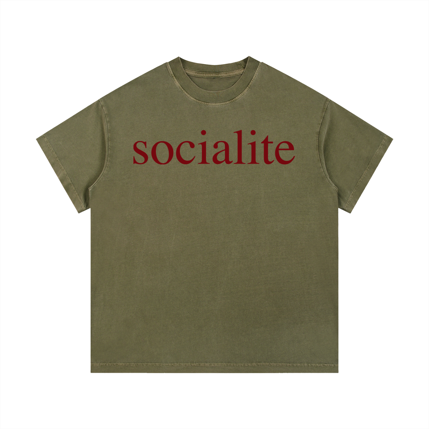SOCIALITE: Vintage Wash Cotton T-Shirt