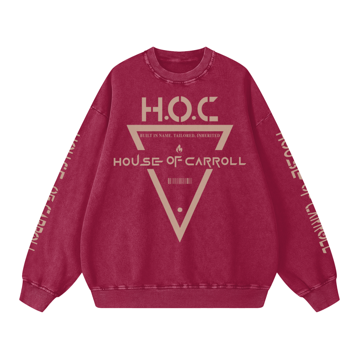 ORIGINAL GANGSTA SANCTUARY: Snow Washed Oversized Sweatshirt