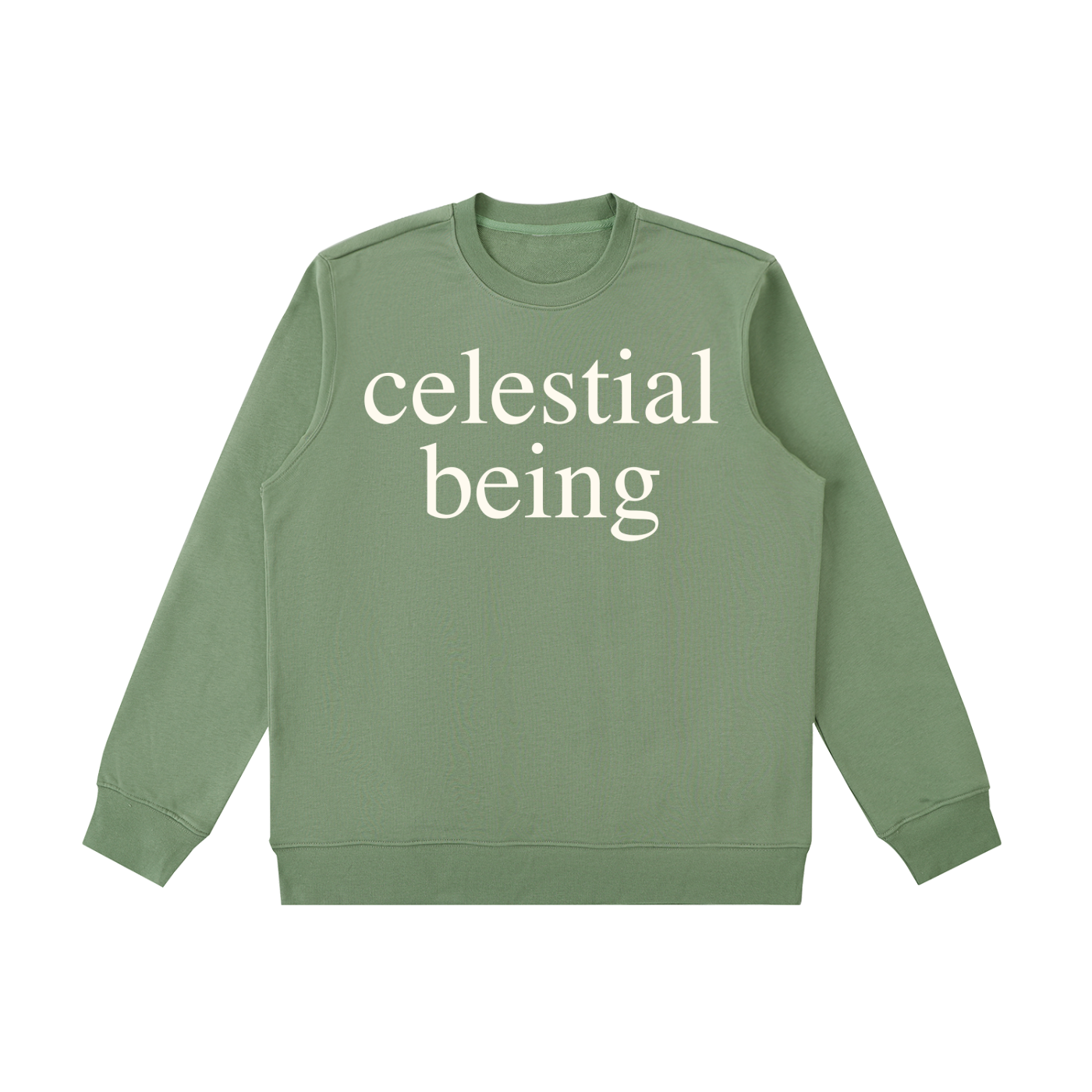 CELESTIAL BEING: Essential Heavyweight Crewneck  Sweatshirt