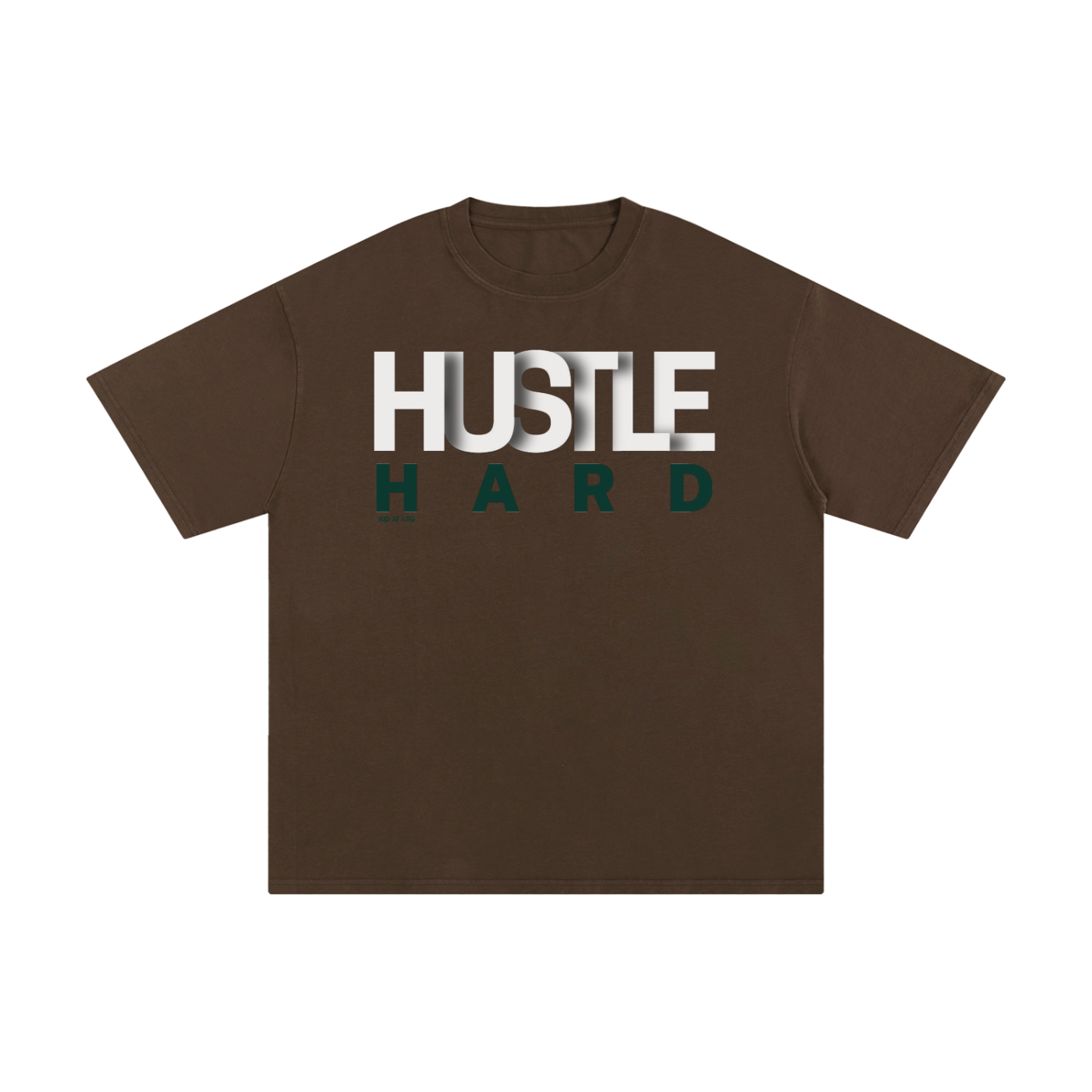 HUSTLE HARD: Unisex Pure Cotton T-Shirt