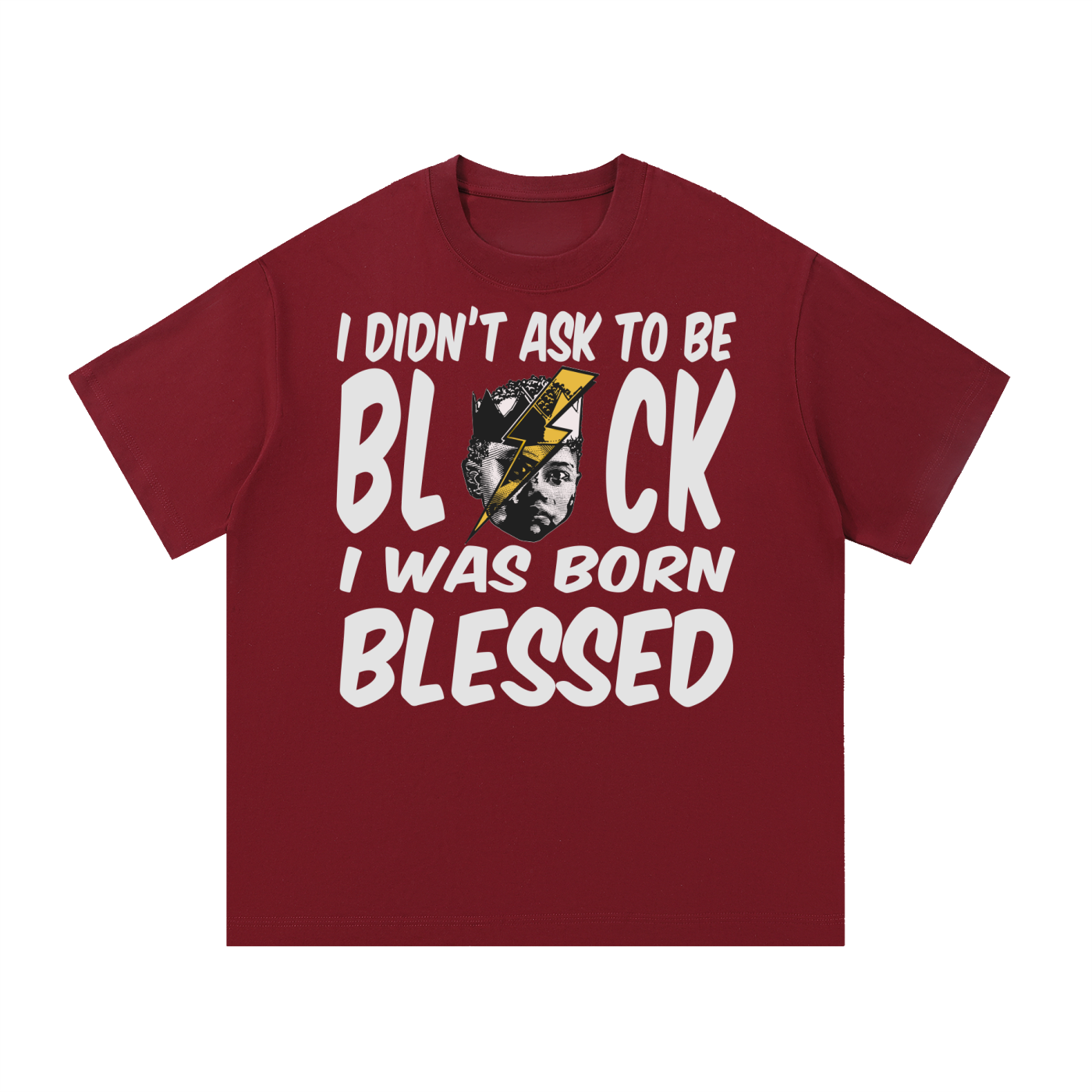 BORN BLESSED 1: Essential Cotton T-Shirt